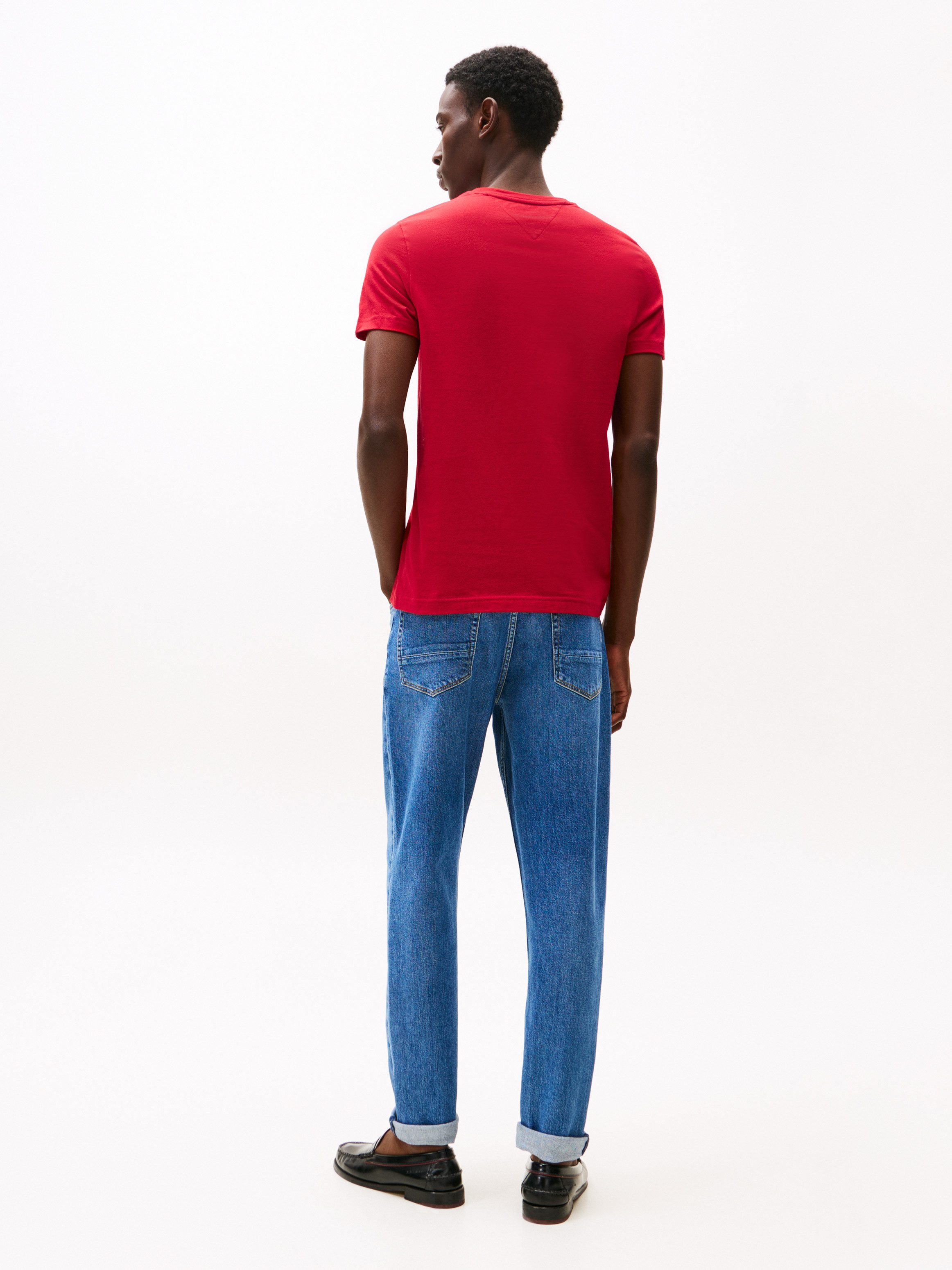 Tommy Hilfiger T-shirt Tommy Logo Tee van duurzaam katoen