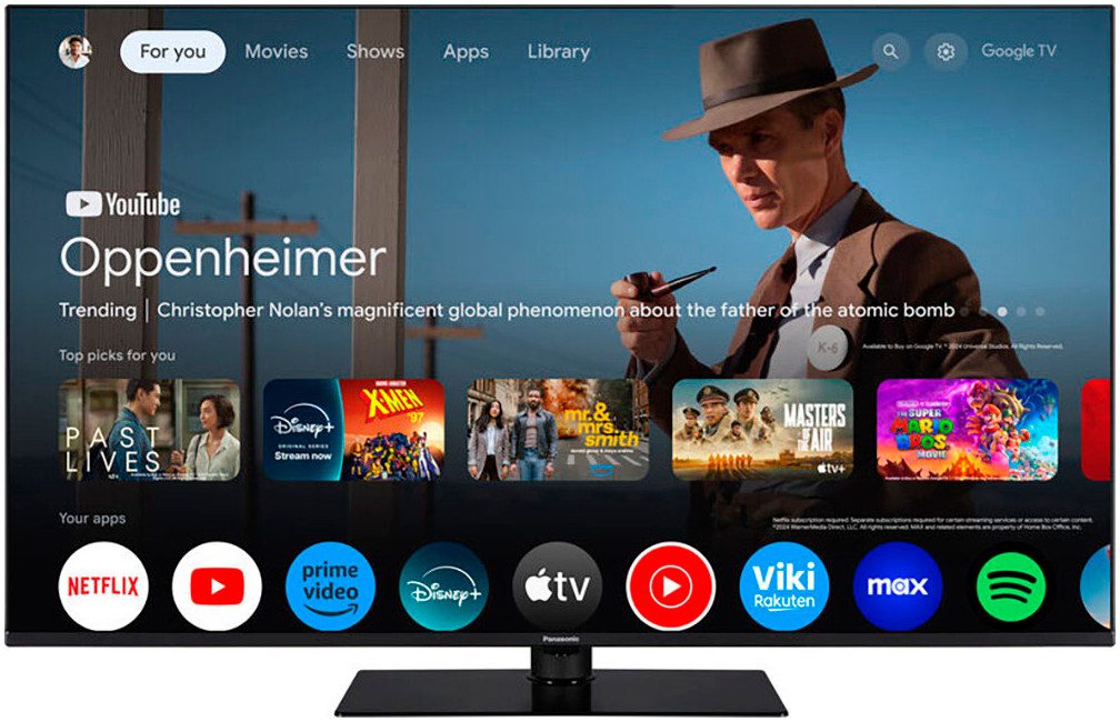 Panasonic Led-TV TN-50W70AEZ, 126 cm / 50", 4K Ultra HD, Google TV - Smart TV