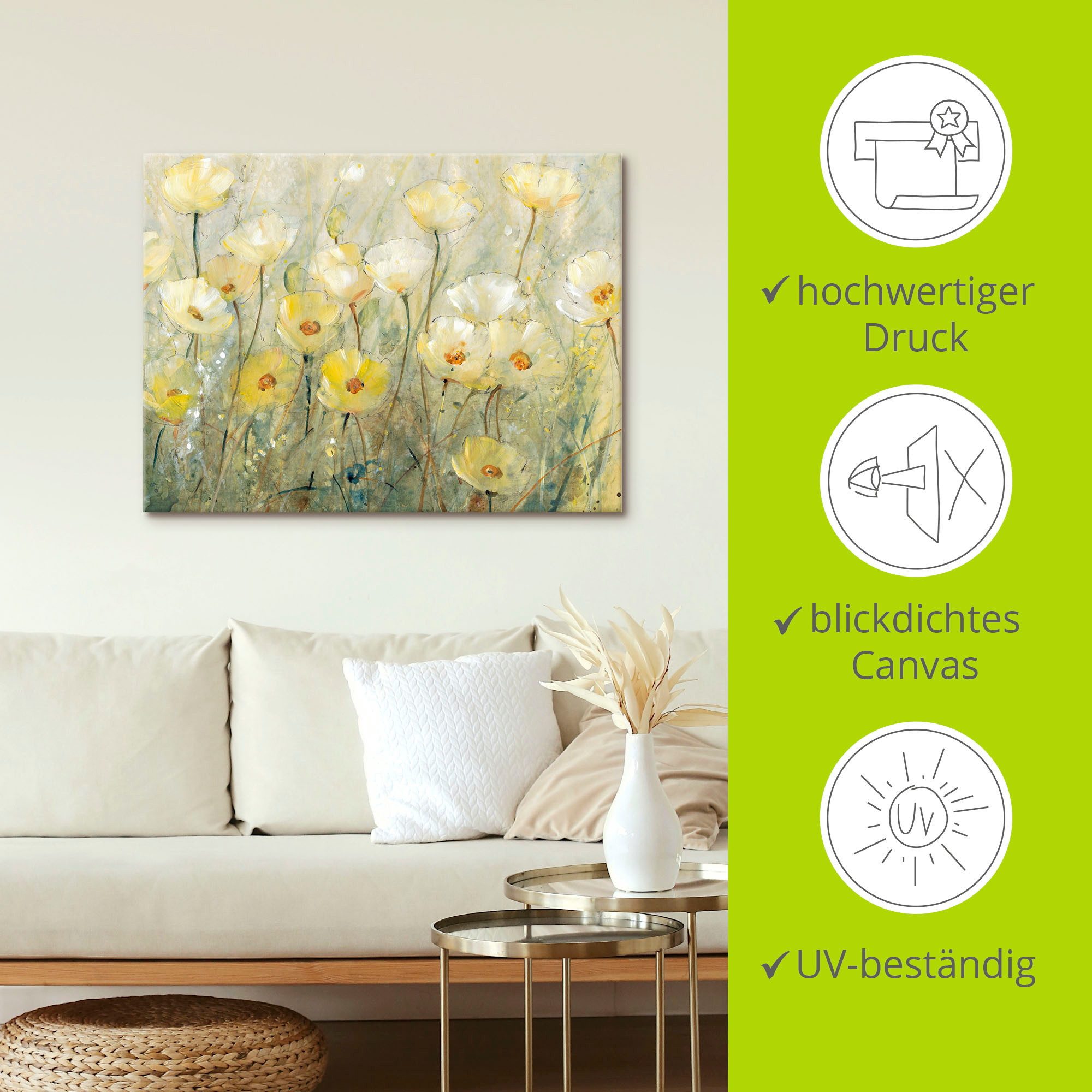 Artland Artprint Zomer in volle bloei II als artprint van aluminium, artprint voor buiten, artprint op linnen, poster in verschillende maten. maten