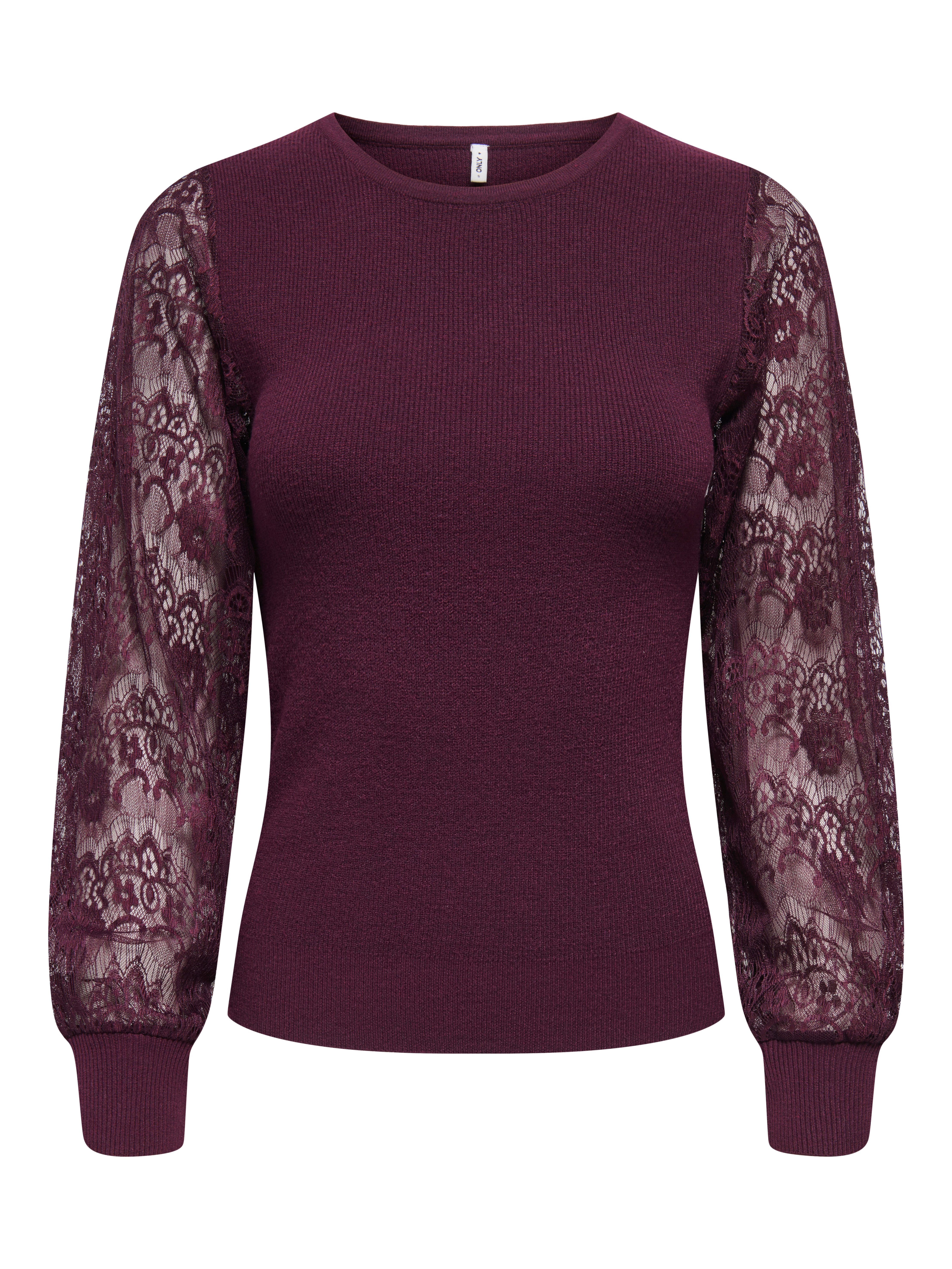 Only Trui met ronde hals ONLPERRY LIFE LS MIX O-NECK KNT