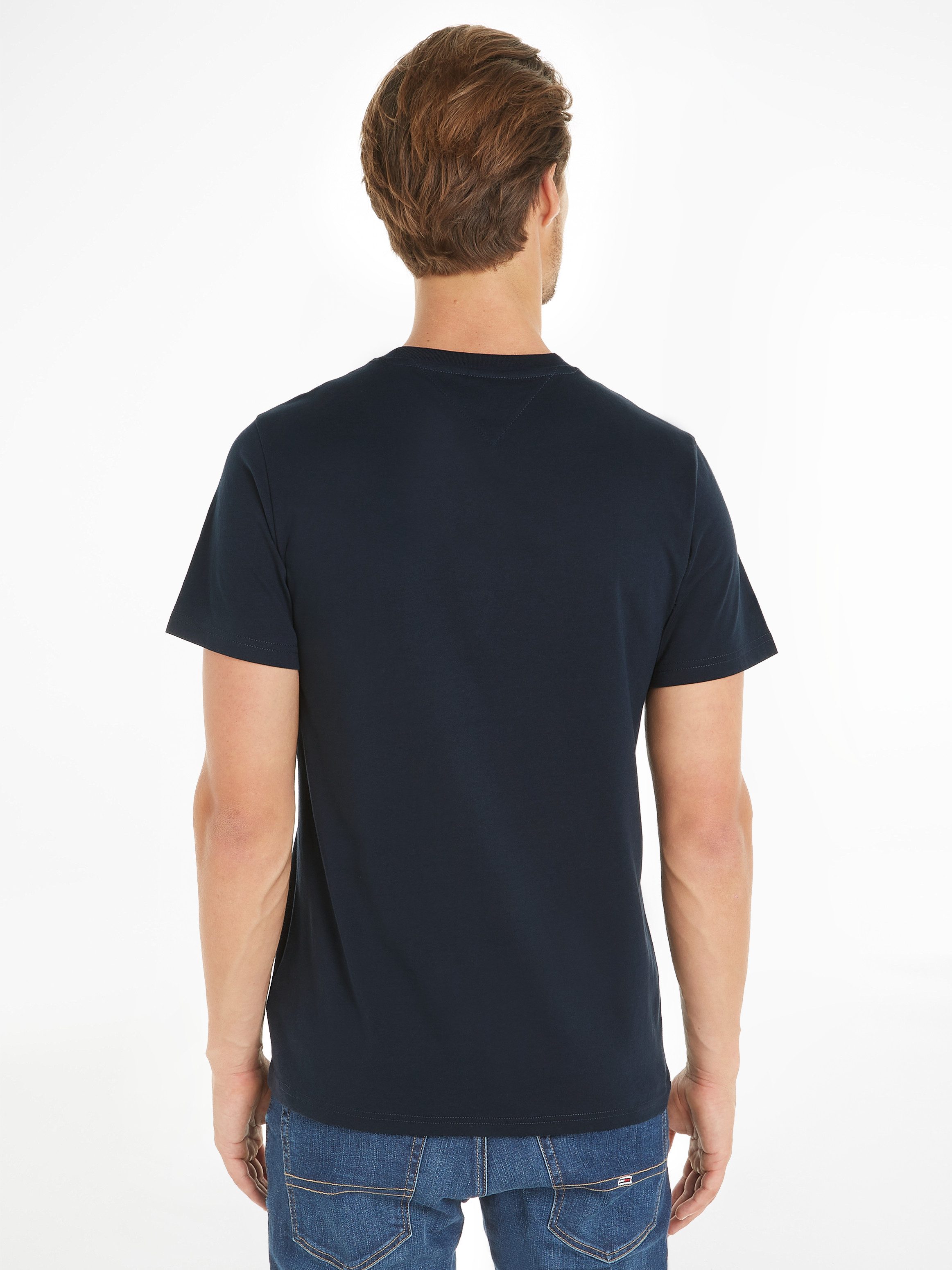 TOMMY JEANS T-shirt TJM SLIM LINEAR CHEST TEE EXT