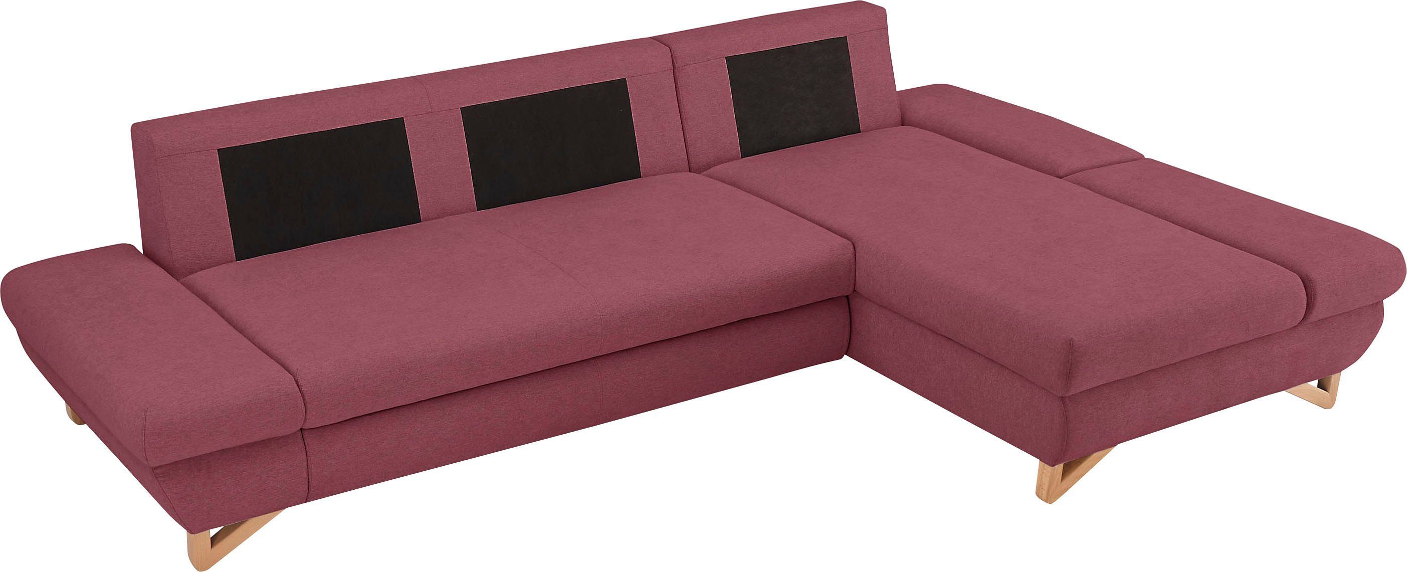 INOSIGN Slaapbank City/Giron comfortabele slaapbank (ligoppervlak 245 x 138 cm) en bedlade