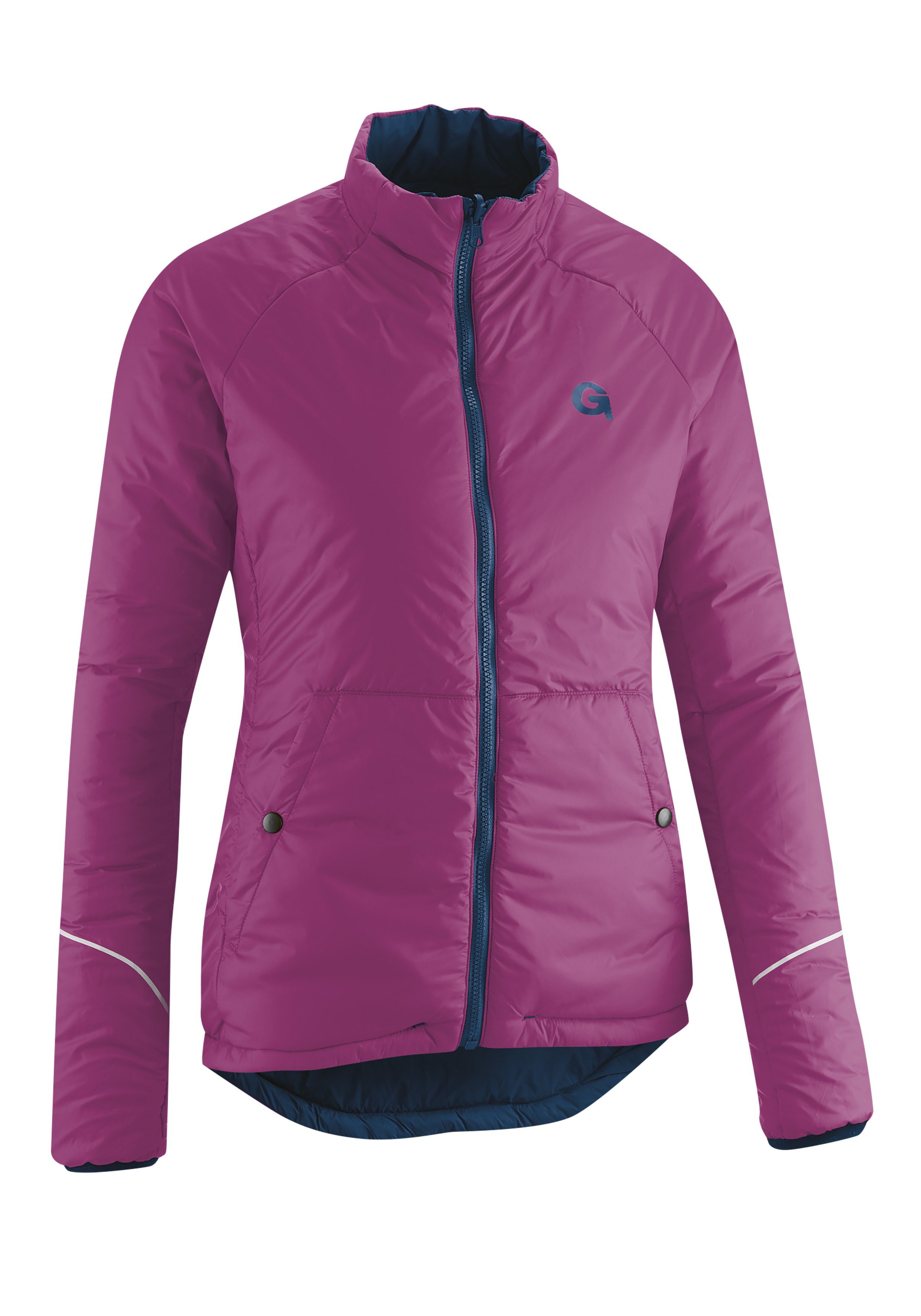 Gonso Fietsjack SORIO Dames Primaloft-jack, warme en ademende omkeerbare jas