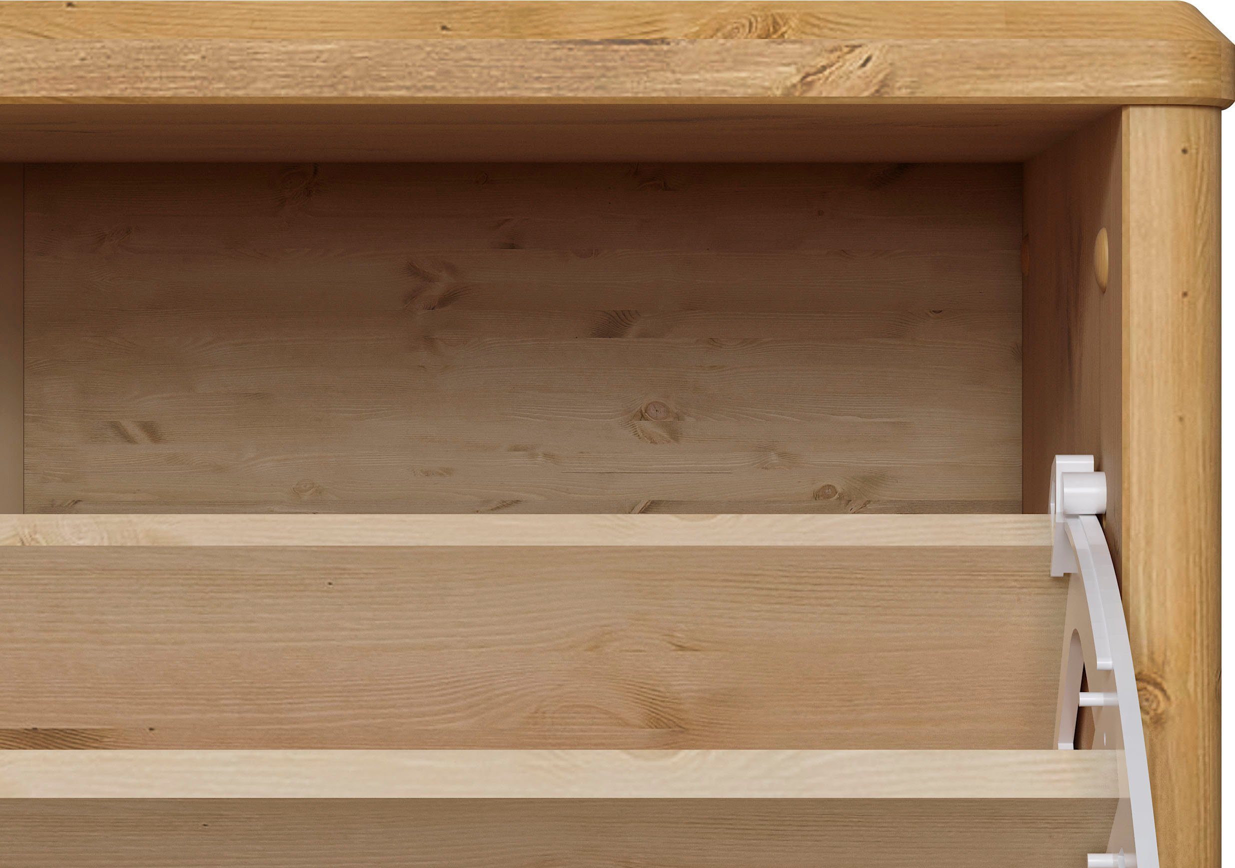Home affaire Schoenenkast Luven gecertificeerd massief hout, met 2 kleppen