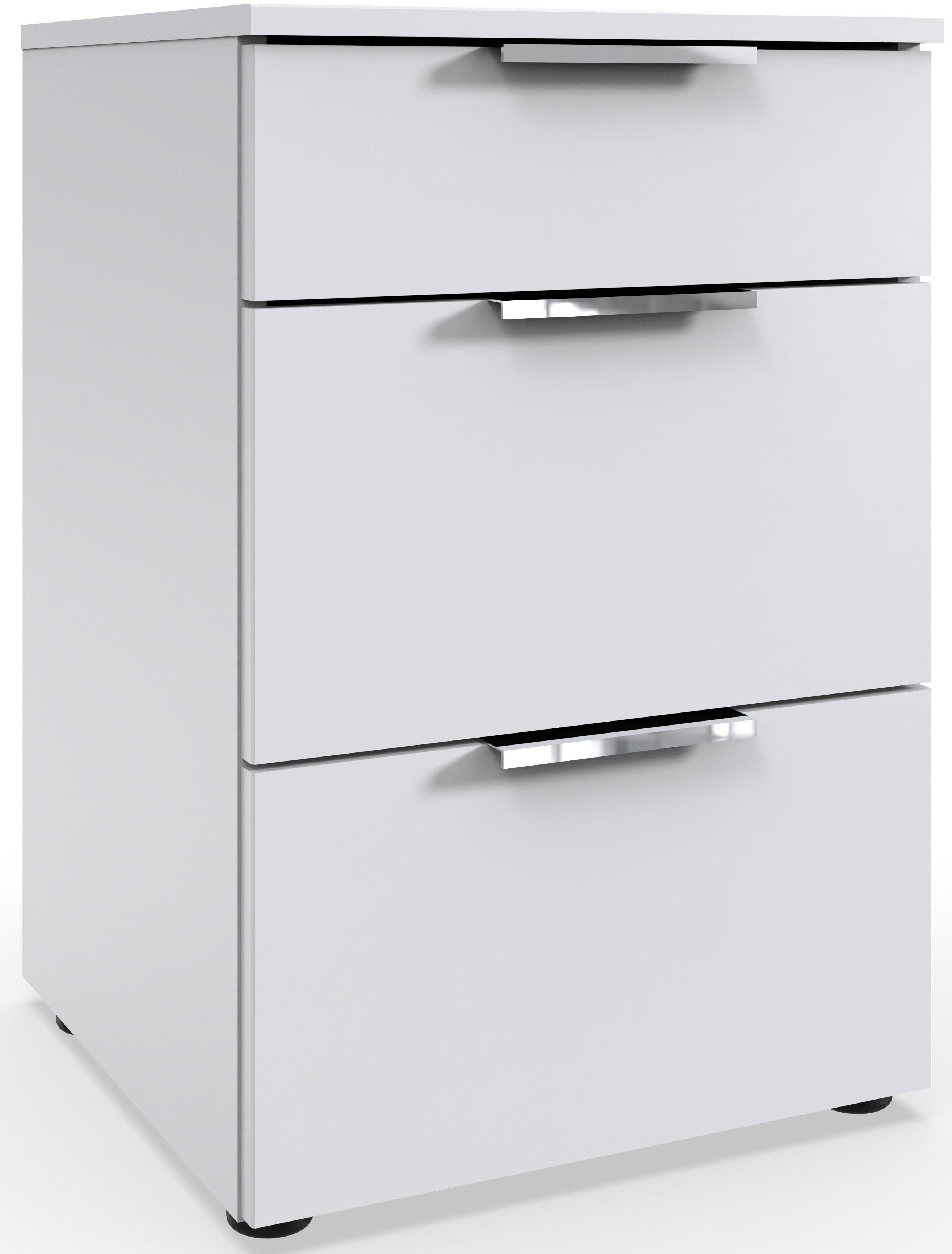 Wimex Nachtkastje Level by fresh to go 3 lades met soft-close functie, 41 cm breed, 61 cm hoog nachtkastjes