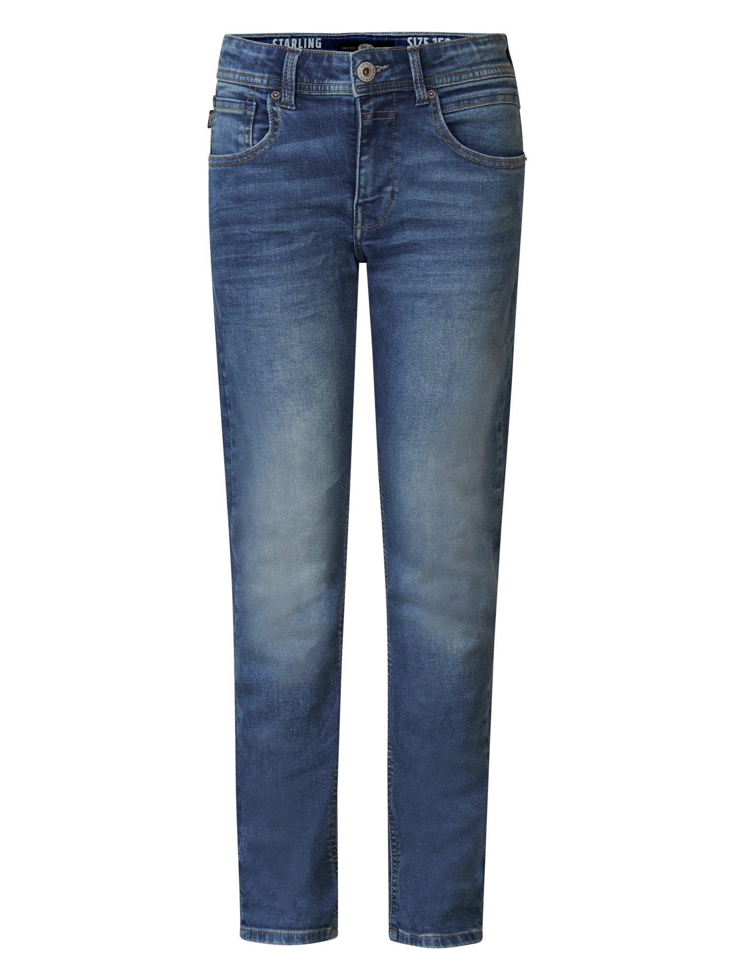 Petrol Industries Straight jeans met stone washed look