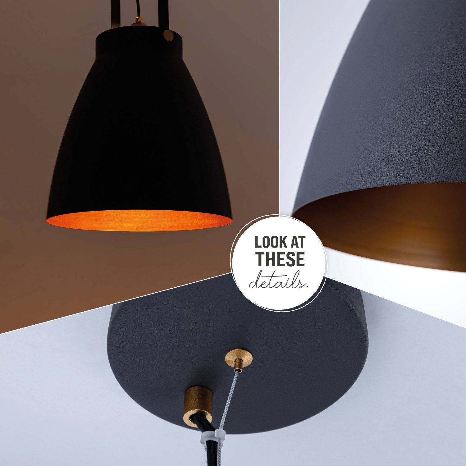 Paco Home Hanglamp BOONE PD Staande lamp modern woonkamer Industrial koplamp design E27
