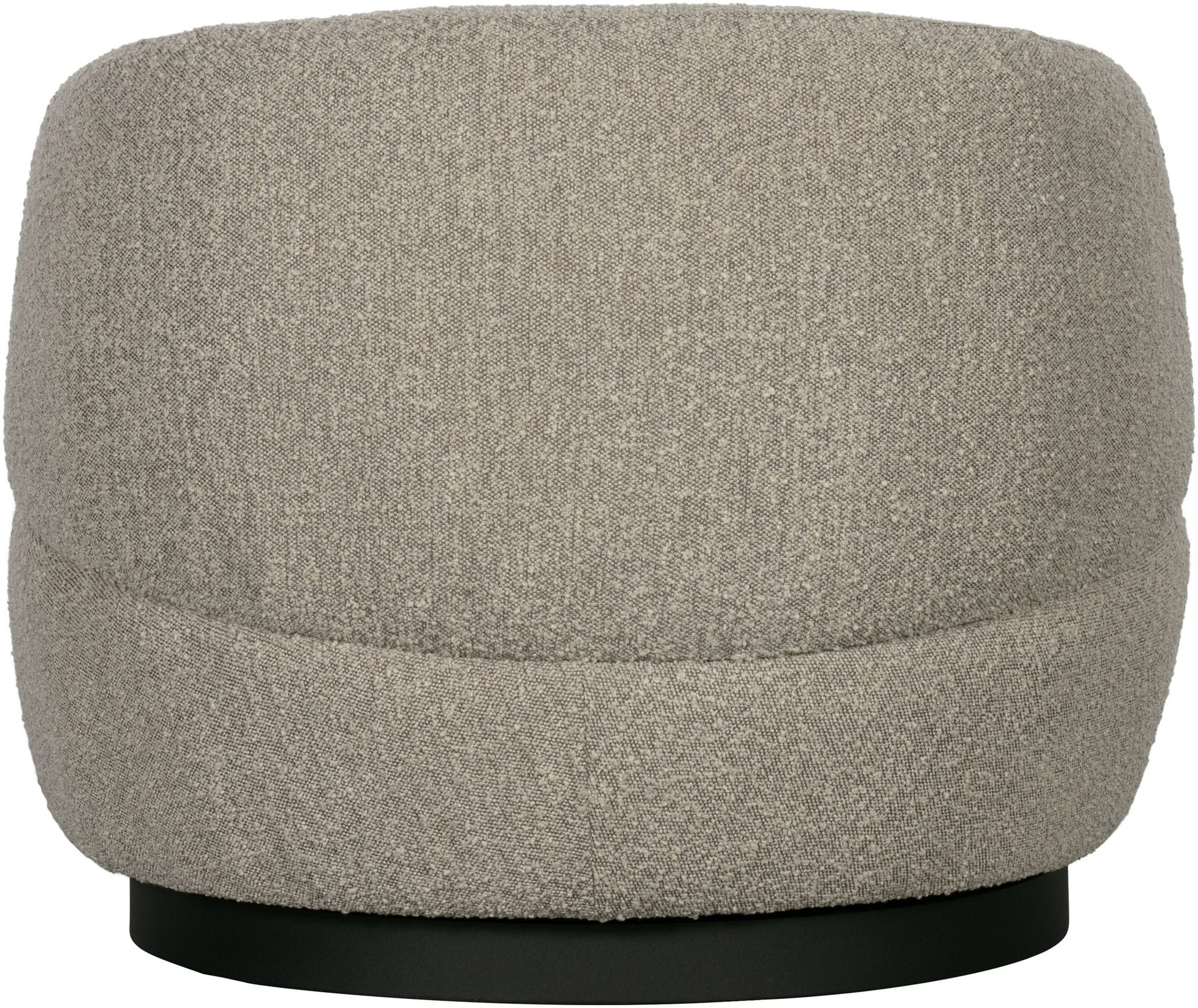 WOOOD Draaistoel Woolly ronde vorm, in elke richting draaibaar, breedte 84 cm