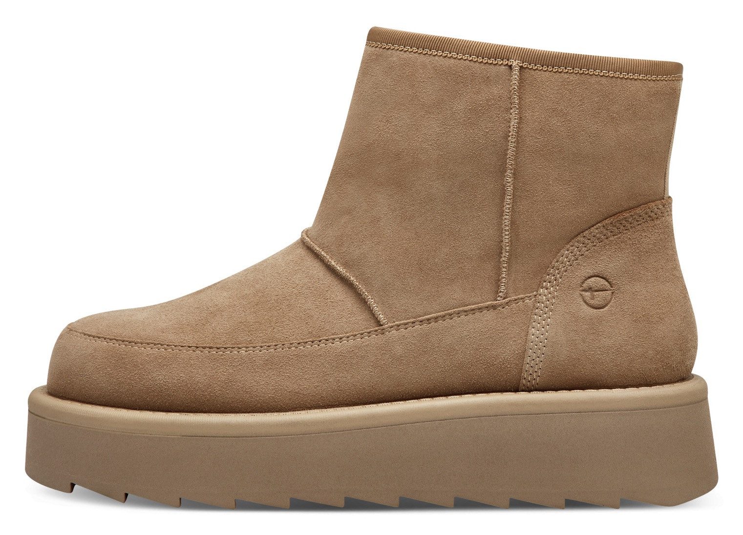 Tamaris Winterlaarzen , plateau, korte enkellaars, ankleboots met binnenrits
