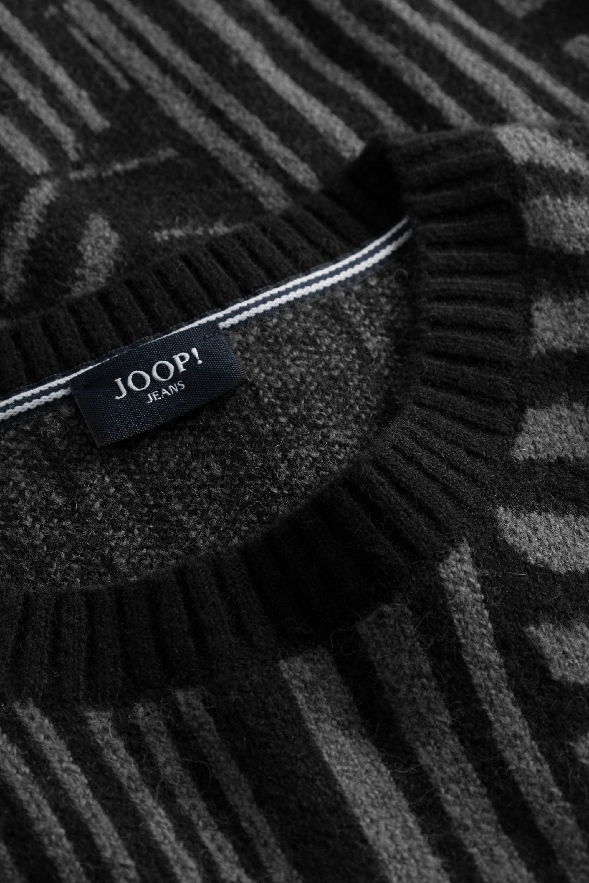 Joop Jeans Trui met ronde hals Skyo met trendy motief