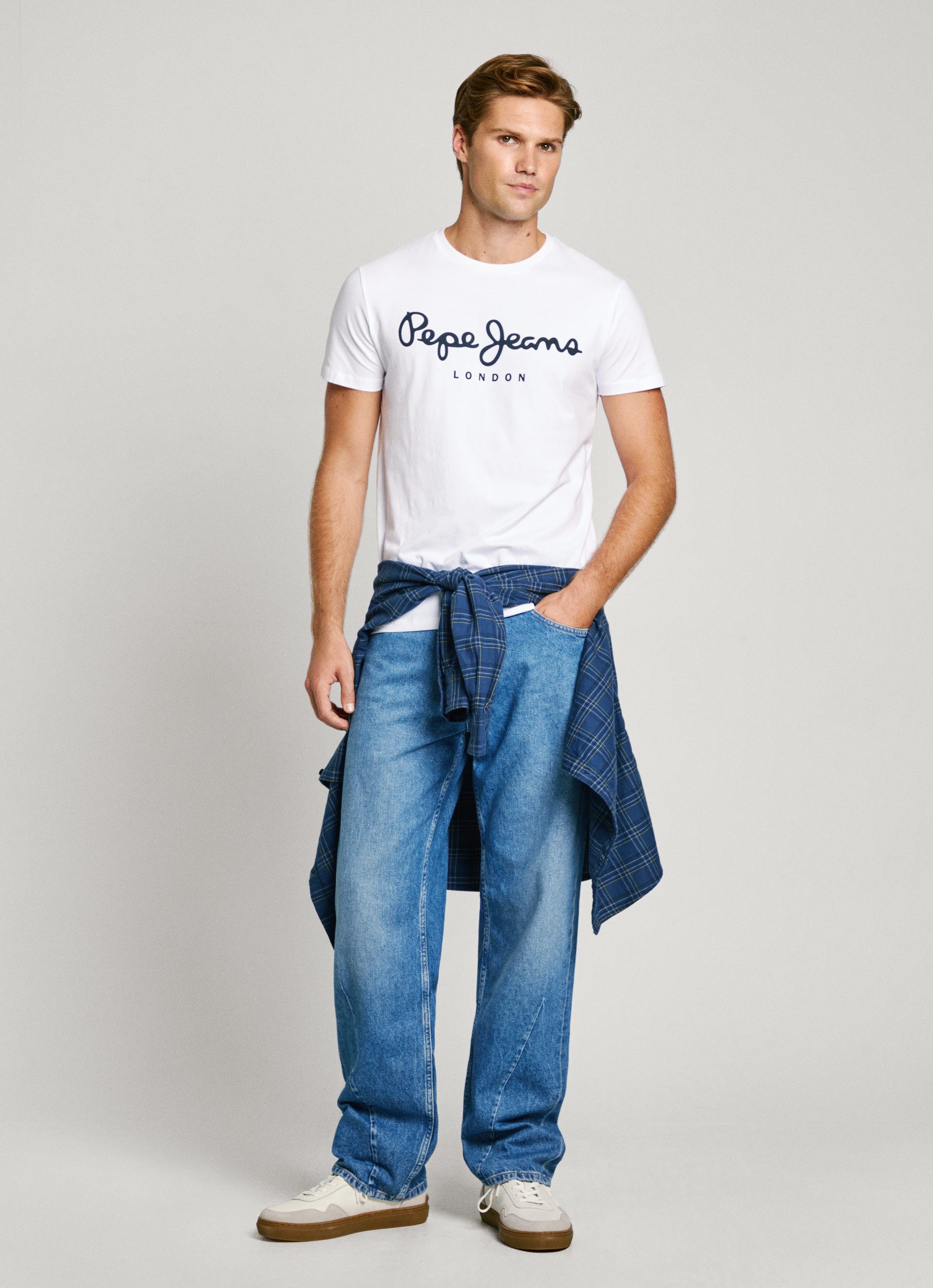 Pepe Jeans T-shirt met merkprint voor