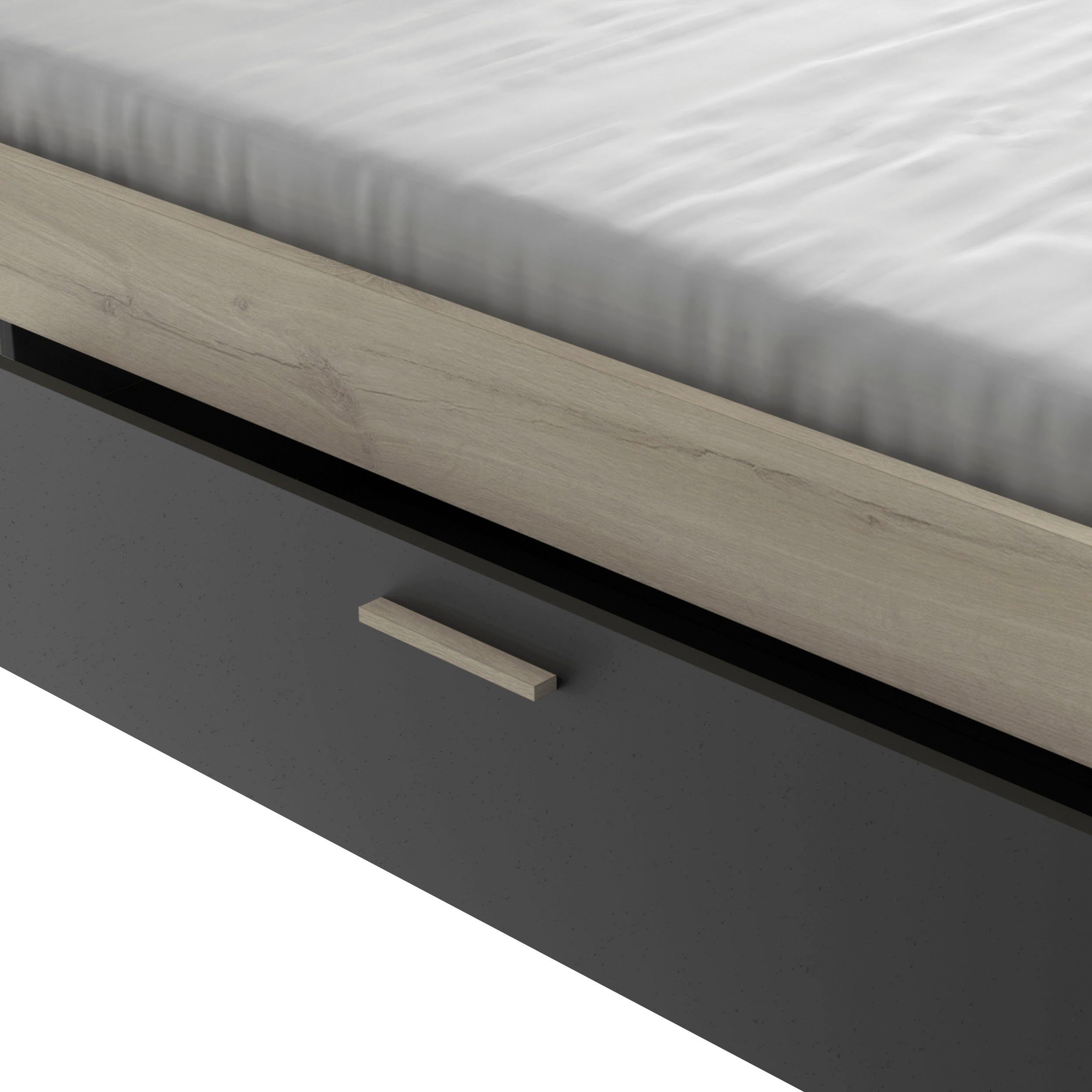 Demeyere GROUP Bedframe LIFE ideaal voor kleine kamers, ruimtebesparend, veel opbergruimte
