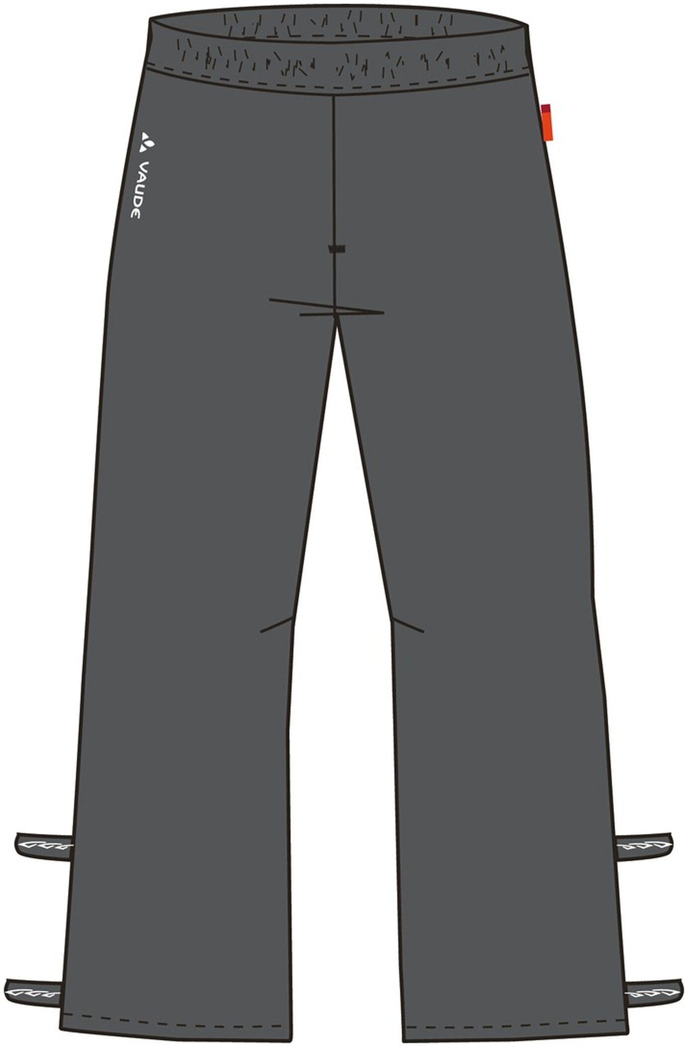 VAUDE Fietsbroek Fluid Full-zip Pants II