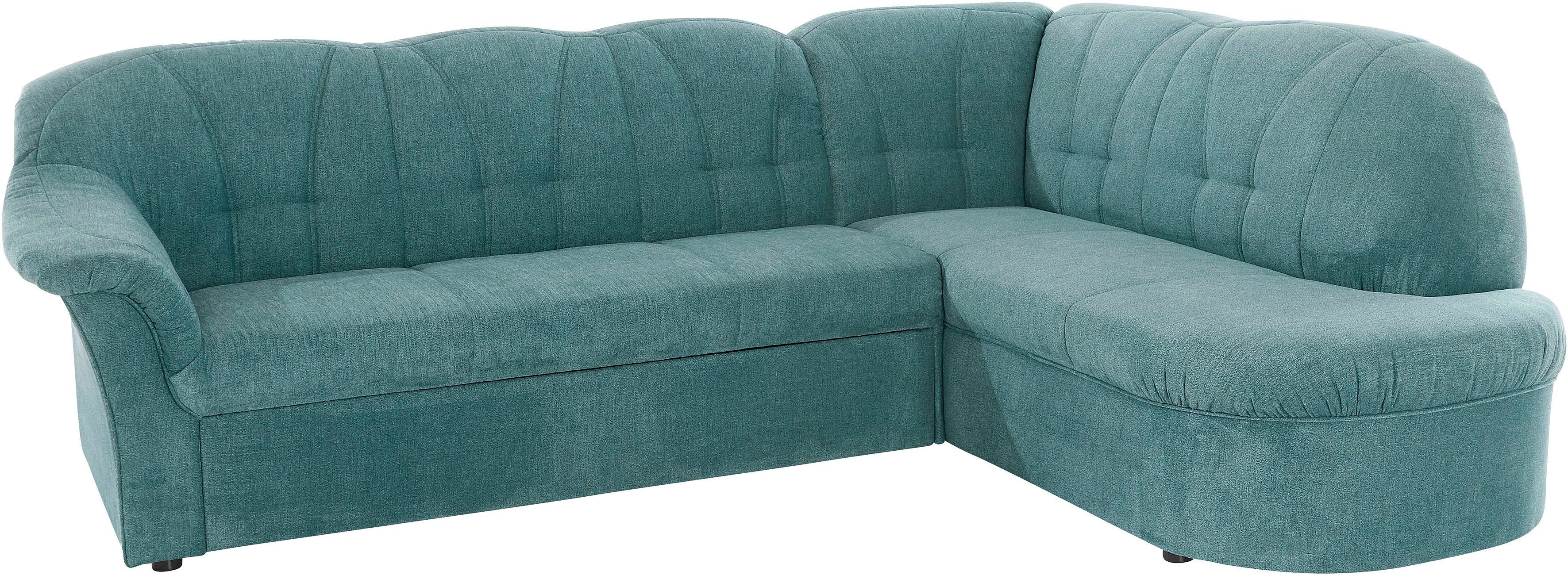 DOMO collection Hoekbank Pegnitz, elegante rugsteppingen, tijdloze vormtaal, L-vorm