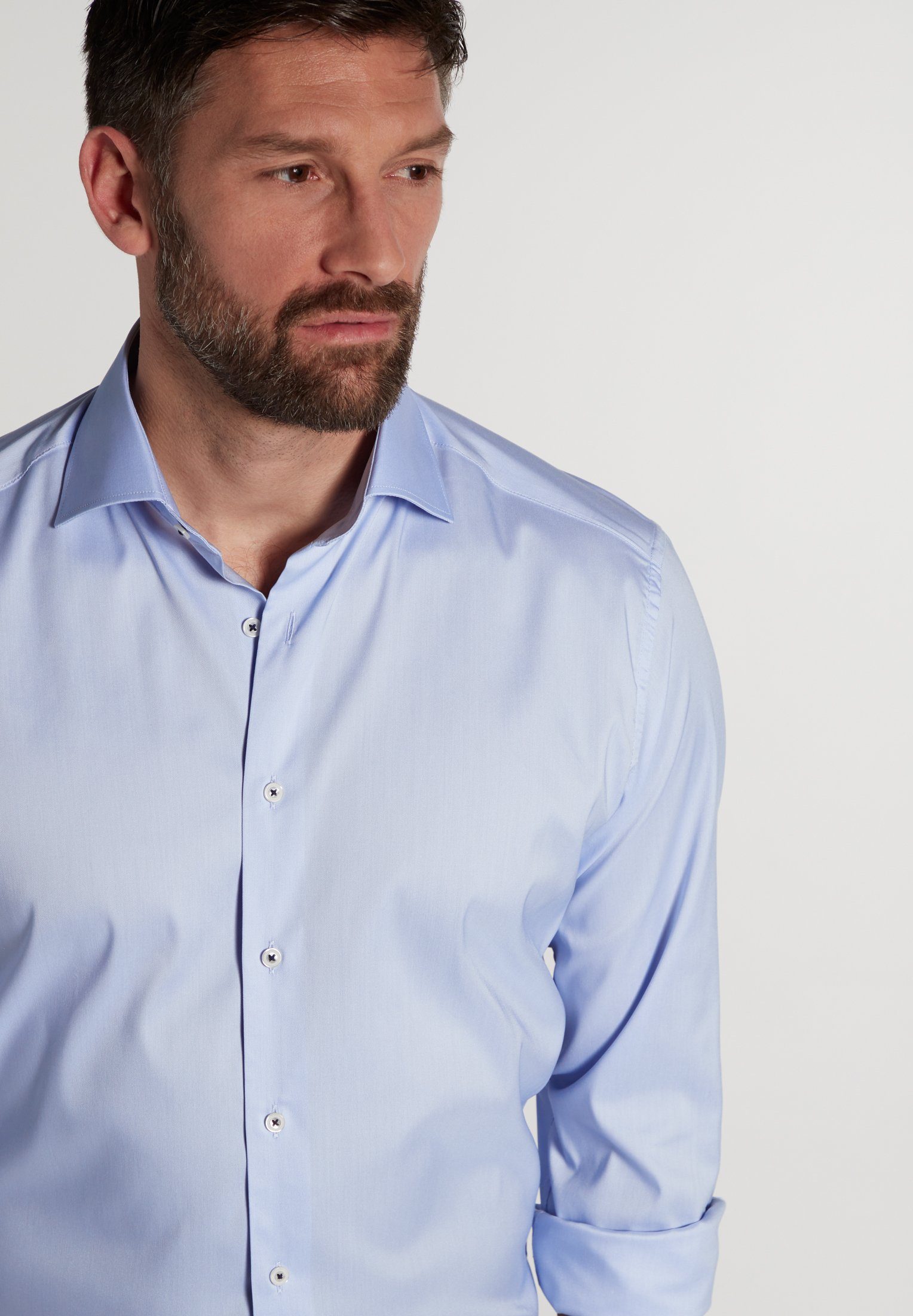 Eterna Overhemd met lange mouwen MODERN FIT EASY IRON (gemakkelijk te strijken)