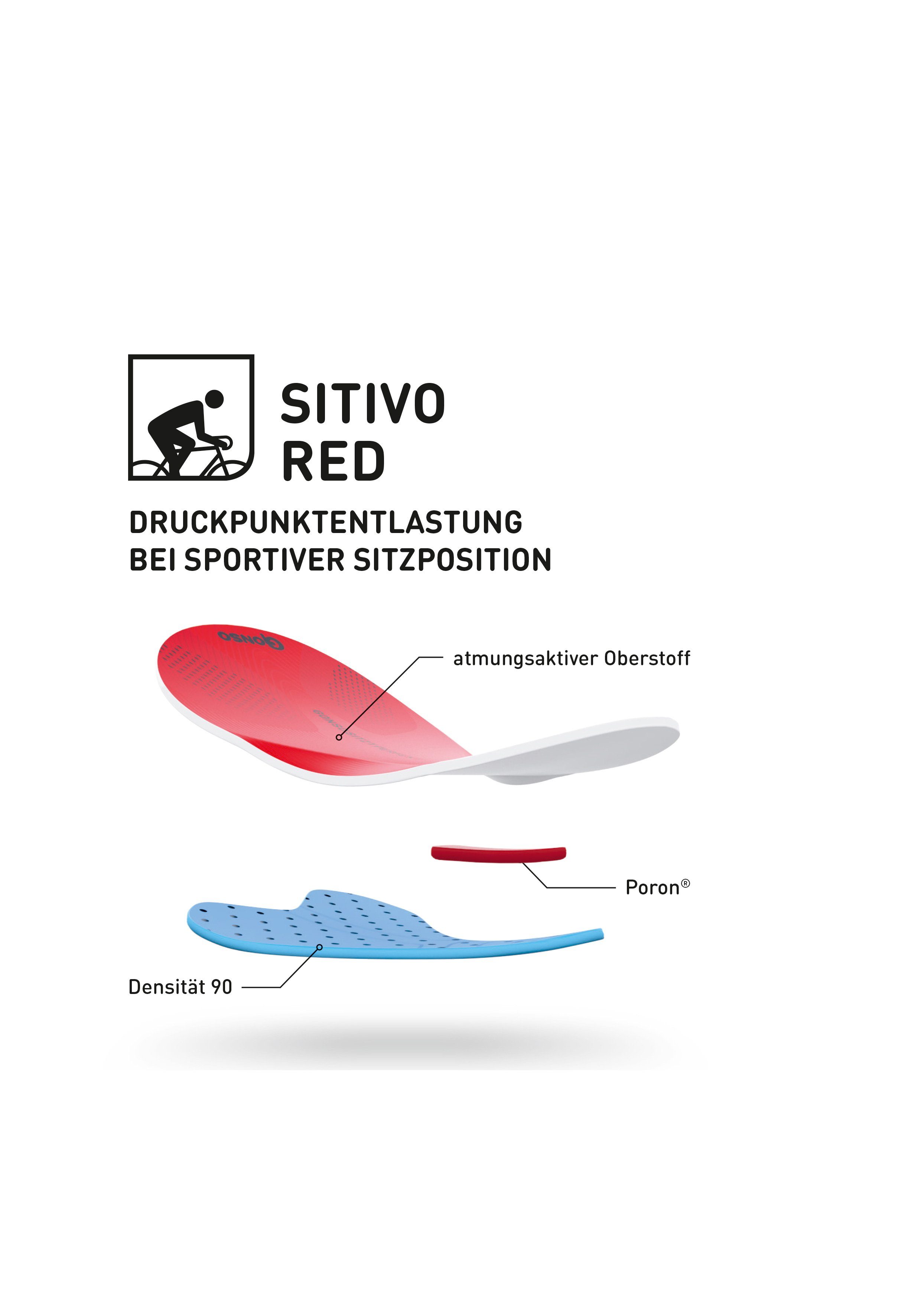 Gonso Fietsbroek Sitivo short W Fietsshort met innovatief zitvlakvullingconcept