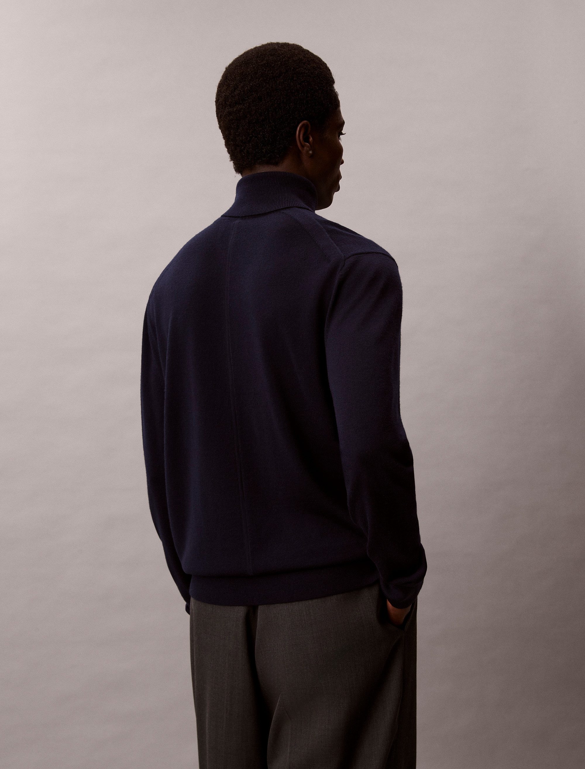 Calvin Klein Coltrui LS 100% MERINO T-NECK 14GG