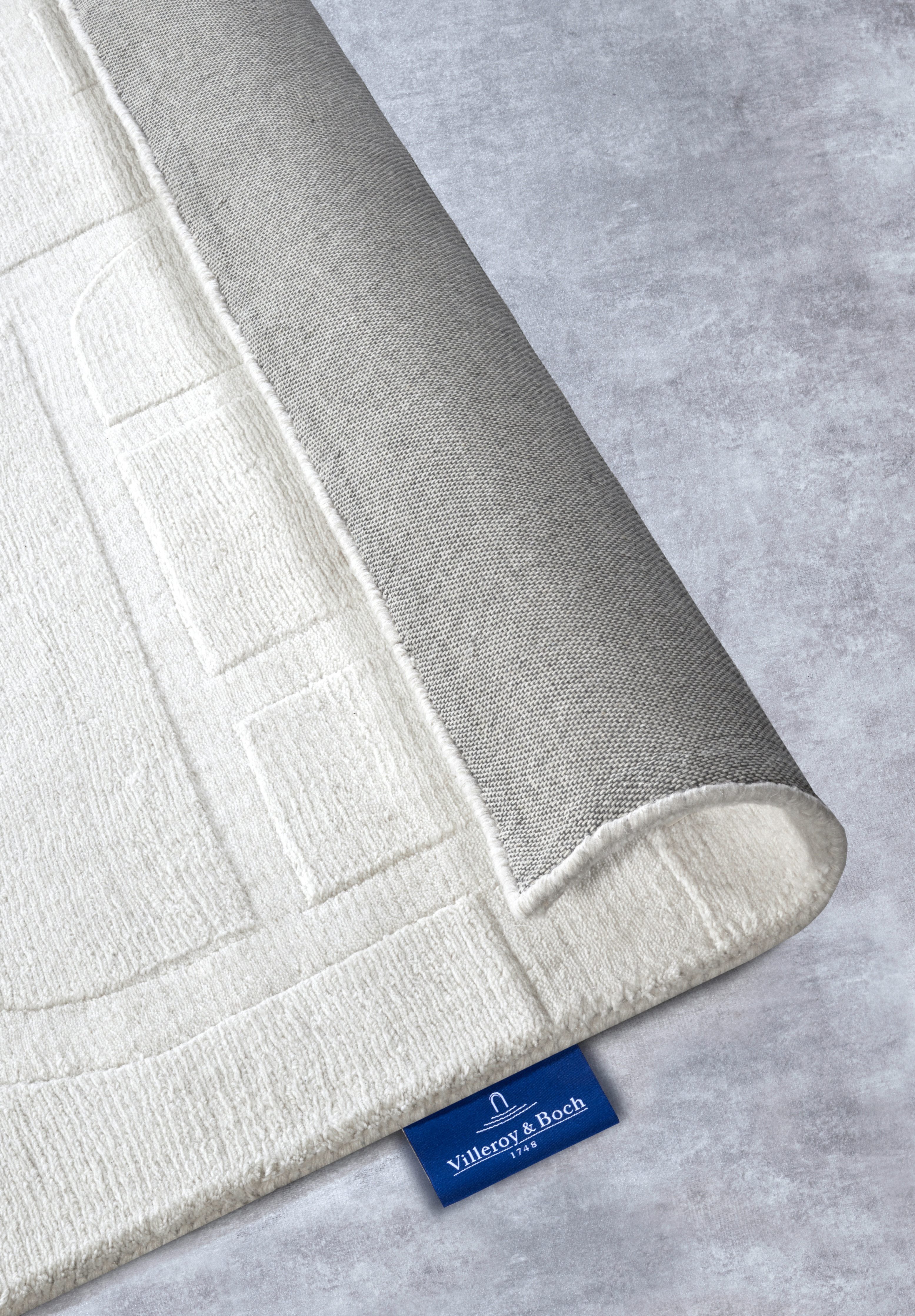 Villeroy & Boch Wollen kleed Alexis Handgeweven, wol, natuur, woonkamer, geometrie, boho, design