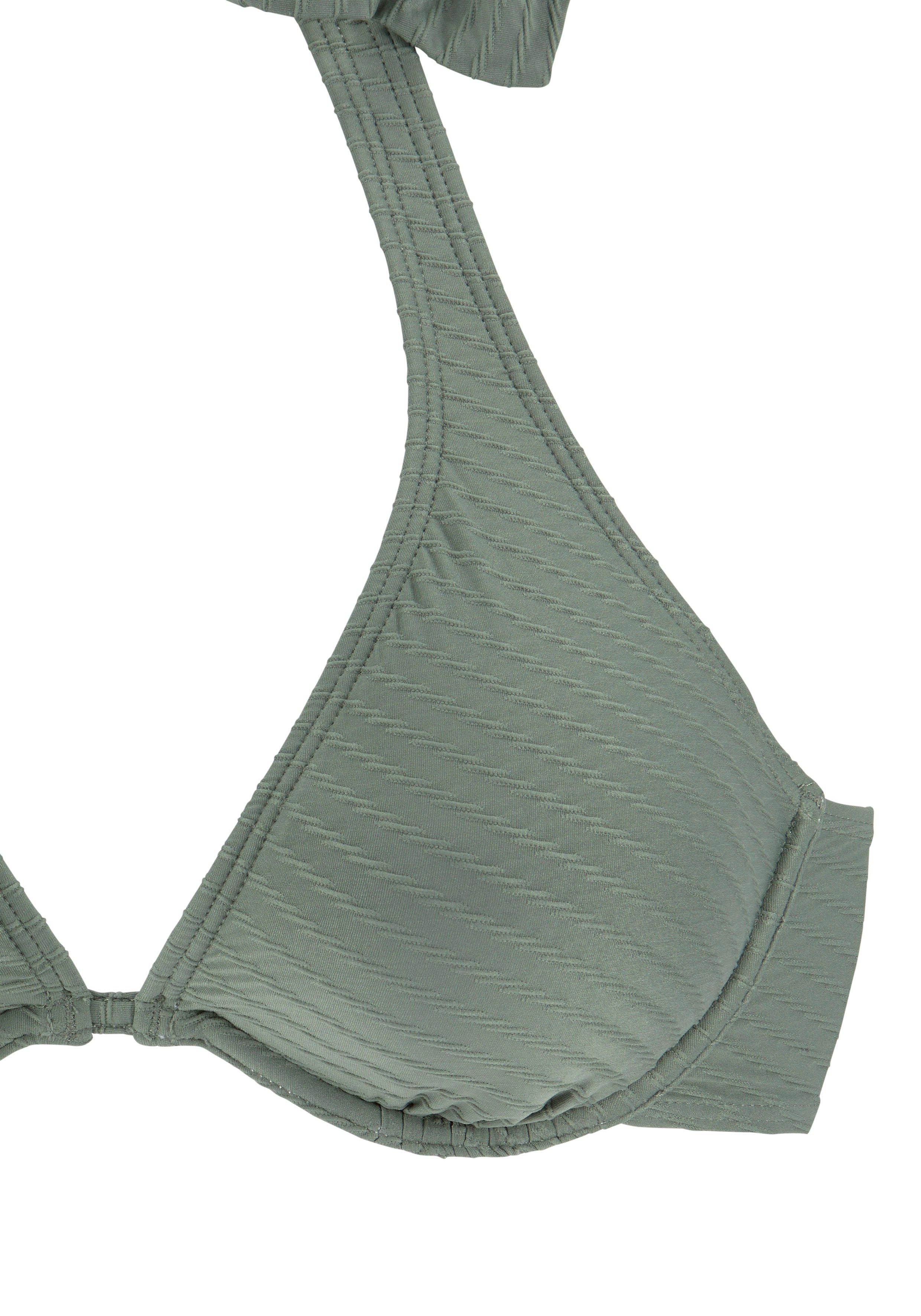 s.Oliver RED LABEL Beachwear Beugelbikini Cho Structuurstof