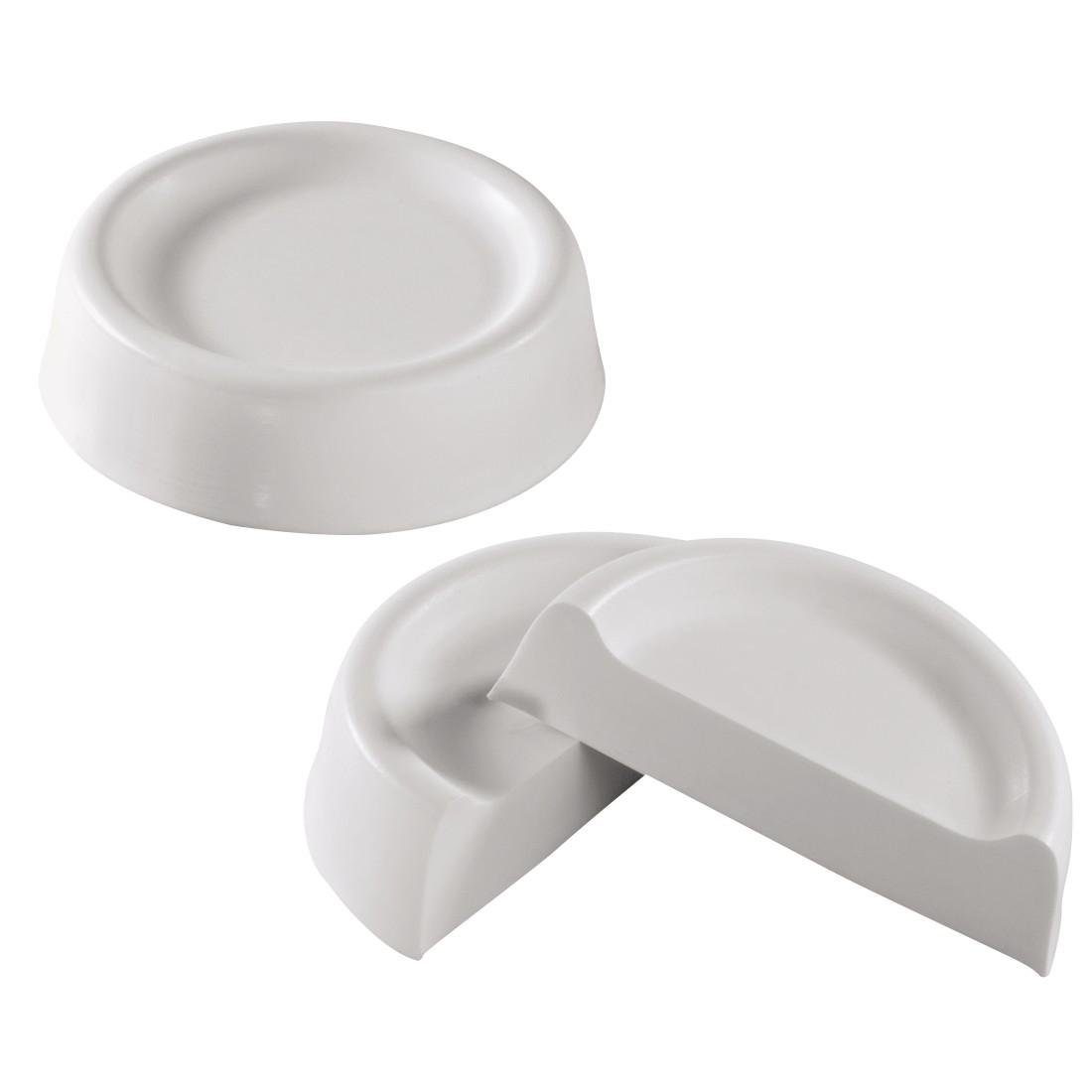 Xavax Trillingdemper Schommeldemper 4 stuks, voor afwas- en wasmachine + wasdroger, ø 45 mm, hoogte 17 mm