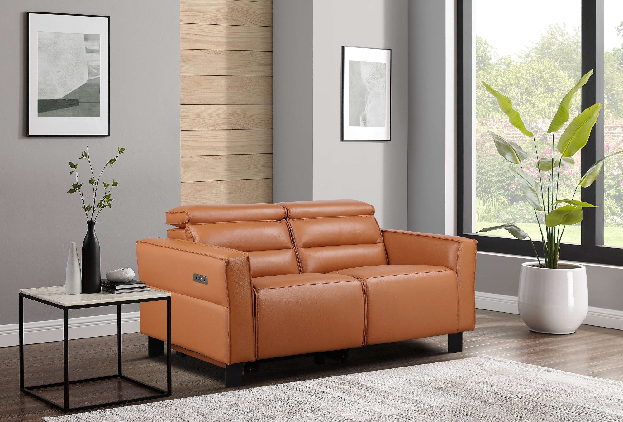 Places of Style 2-zitsbank Carpari, 162 cm, met handmatige of elektrische relaxfunctie