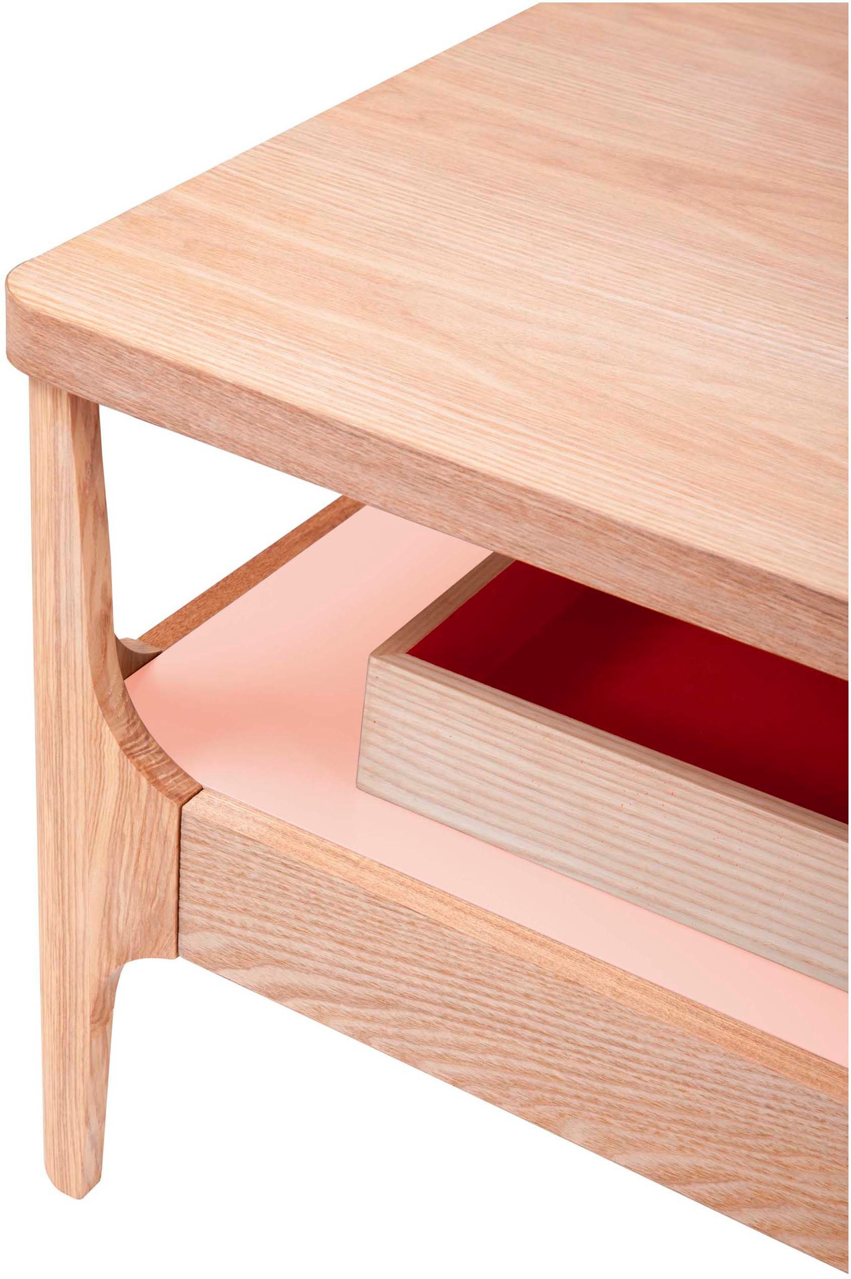 Kayoom Salontafel Koffietafel Addison, salontafel, open, opvallend ontwerp Bijzonder ontwerp, tafelpoten van massief hout, van stevig materiaal (1 stuk)
