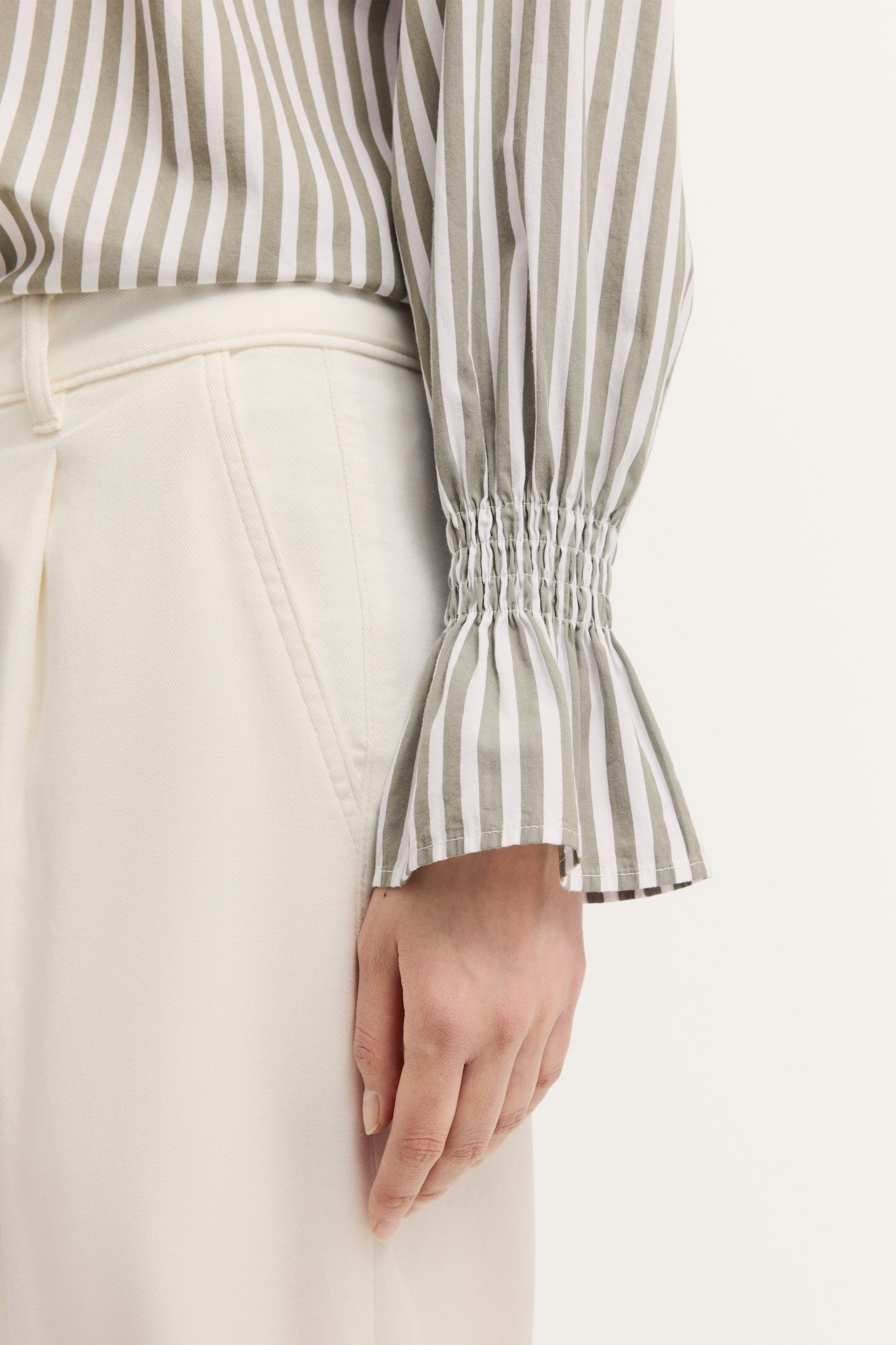 Bugatti Blouse met lange mouwen Gestreept