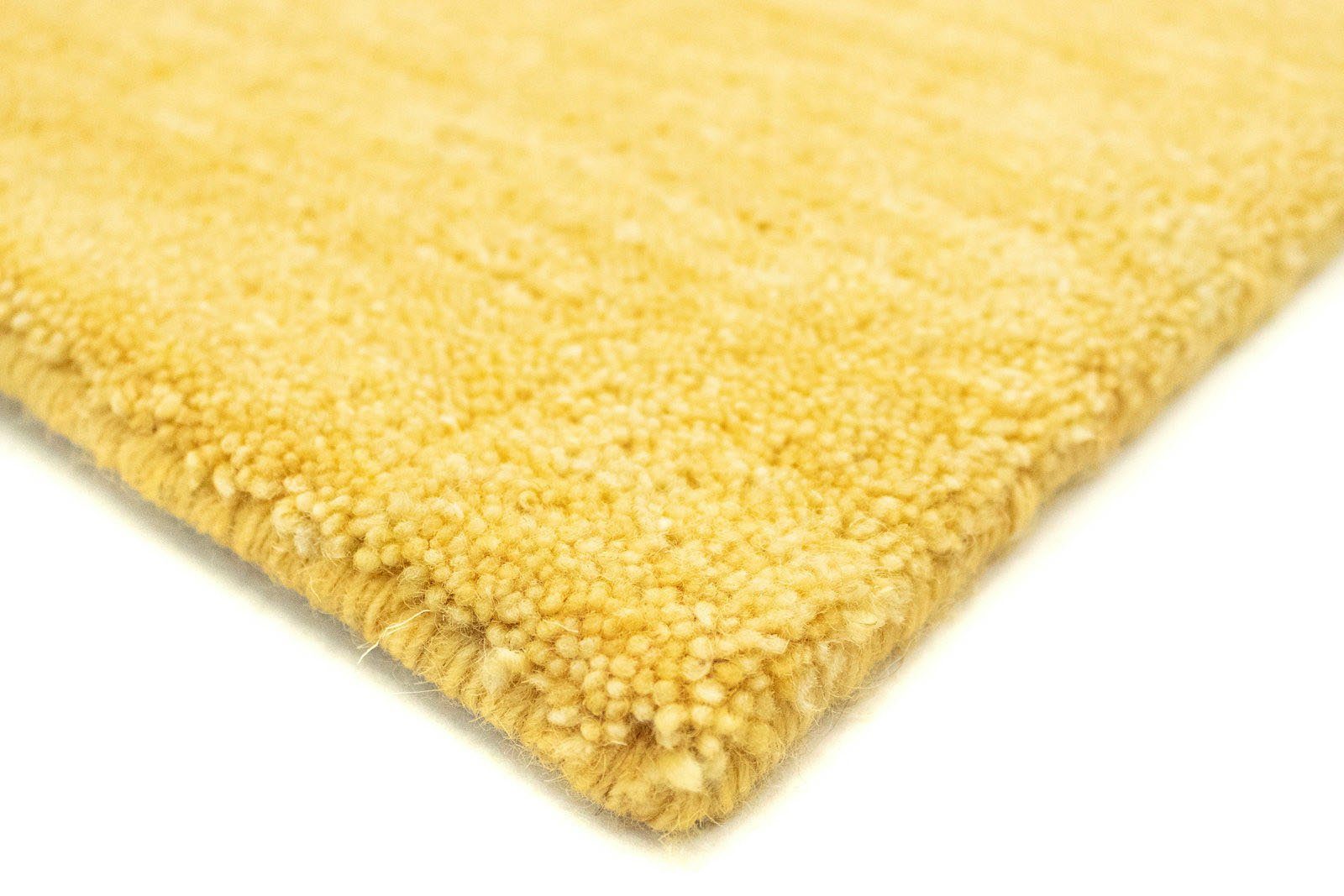 morgenland Wollen kleed Uni - Gabbeh tapijt - Softy Gabbeh look, uni kleuren, 100% wol, zeer zachte pool, woonkamer