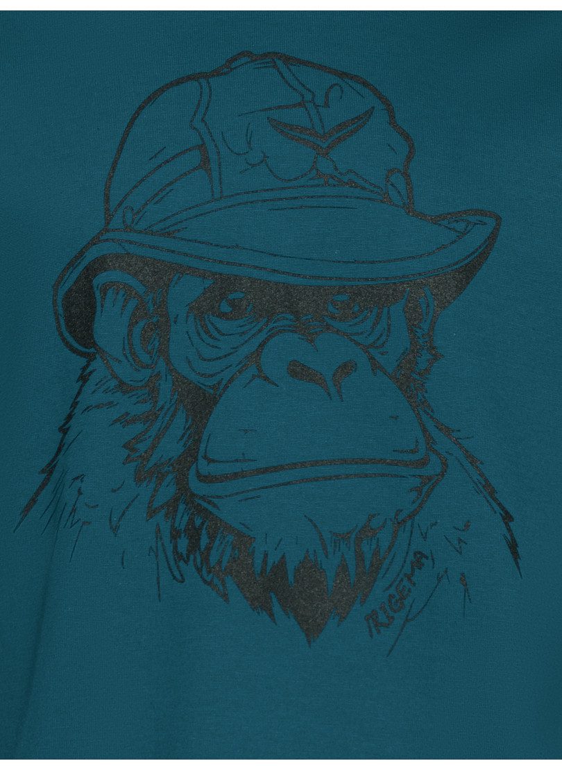 Trigema T-shirt TRIGEMA T-shirt met aap-print (1-delig)