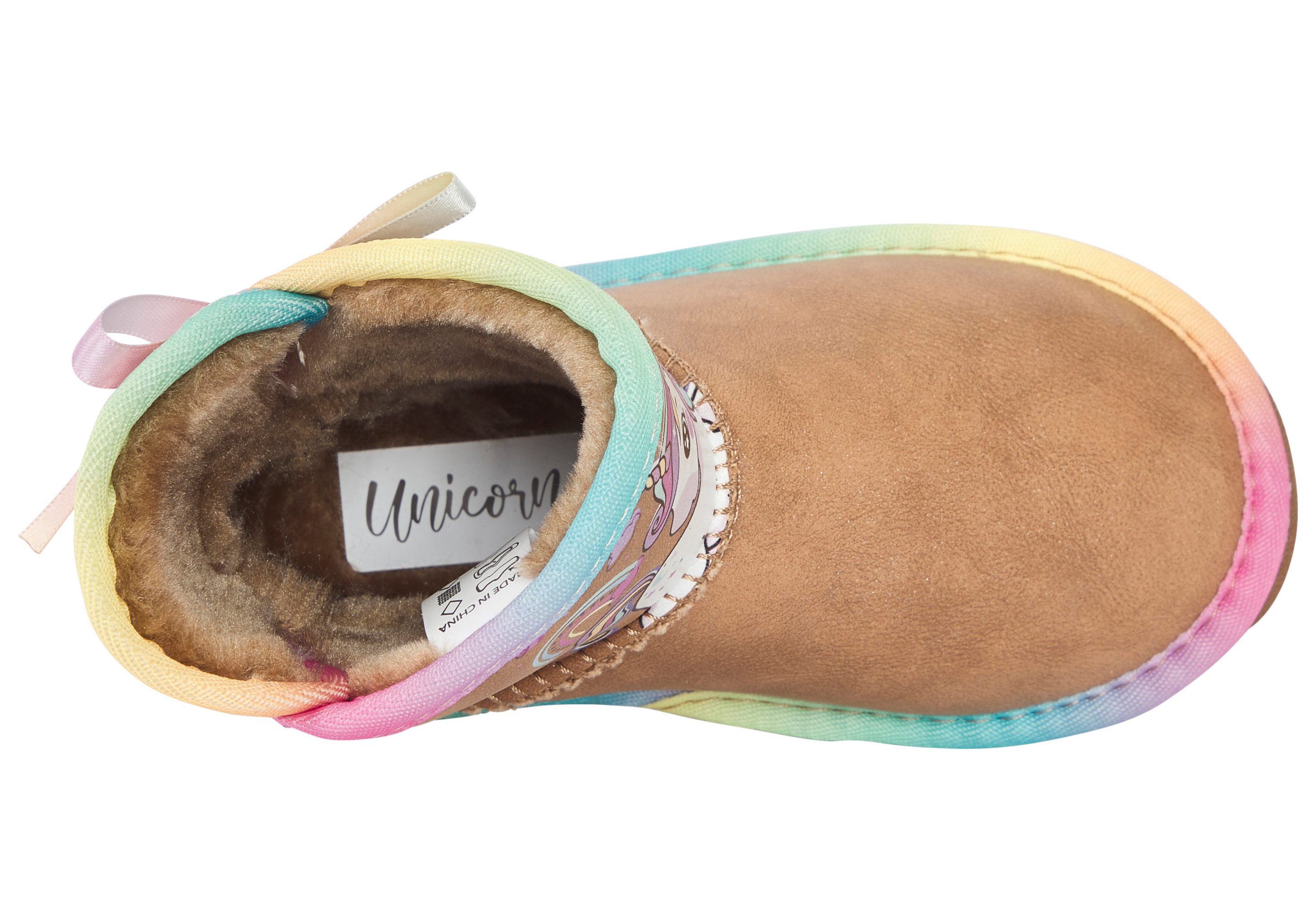Disney Boots zonder sluiting Unicorn Winterschoenen, Winterlaarzen, Snowboots, Instaplaarzen, gevoerd