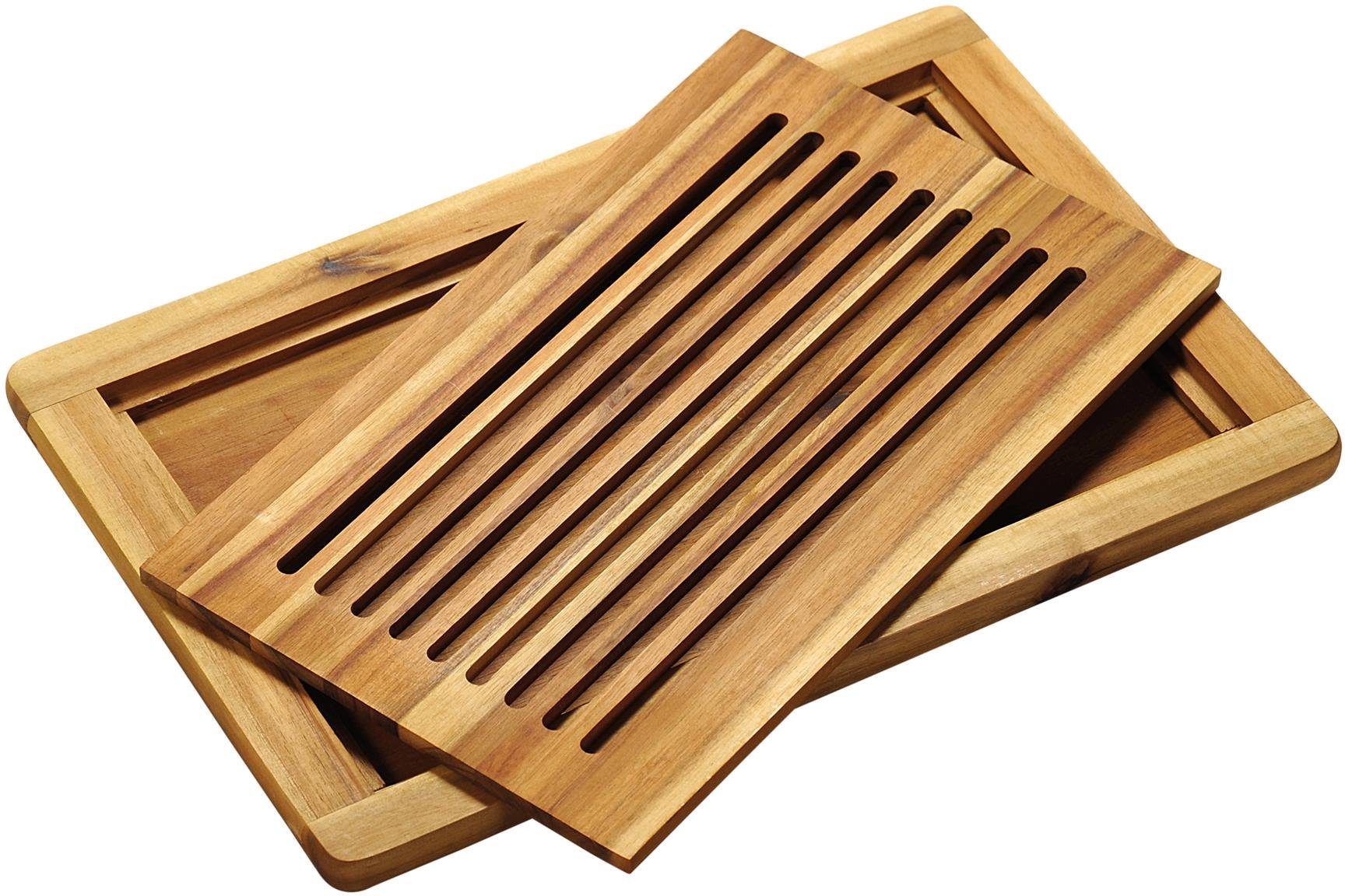 KESPER for kitchen & home Snijplank Profi voor brood, afneembaar snijrooster