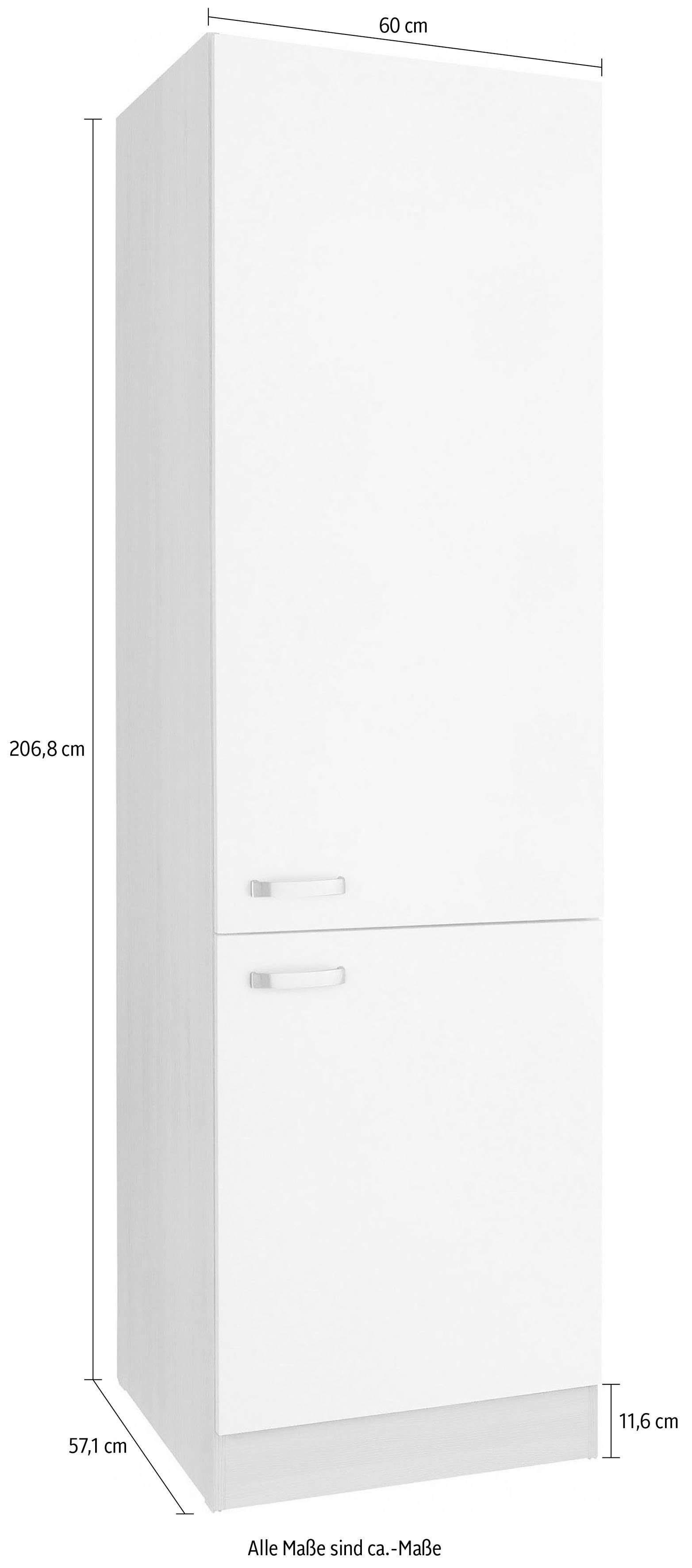 OPTIFIT Hoge kast Faro , met metalen handgrepen, breedte 60 cm