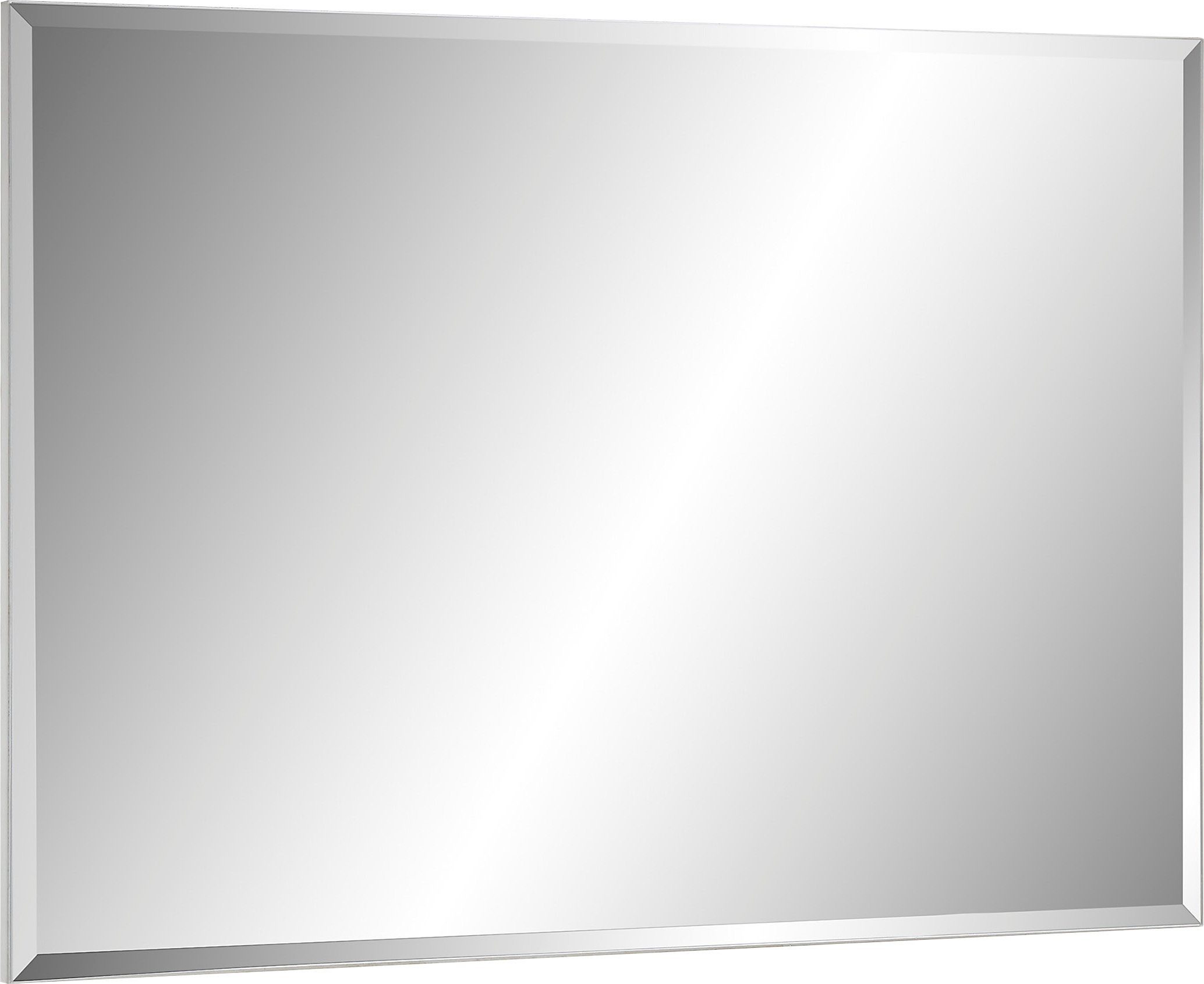 MCA furniture Wandspiegel Cervo Breedte ca. 85 cm wandspiegels wit