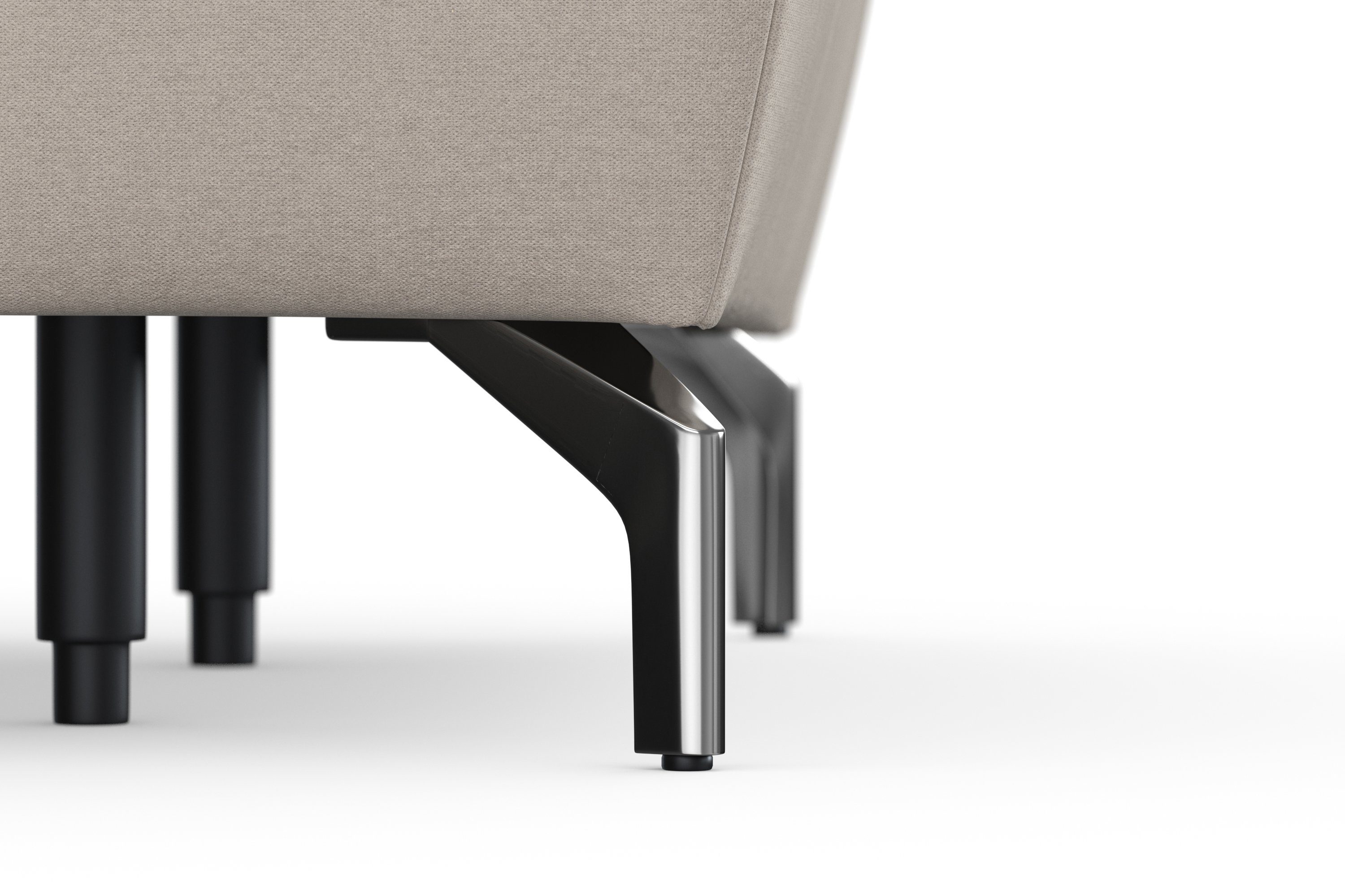 sit&more Hoekbank Cool L-vorm naar keuze met verstelbare hoofdsteun en uittrekzitting, motorisch