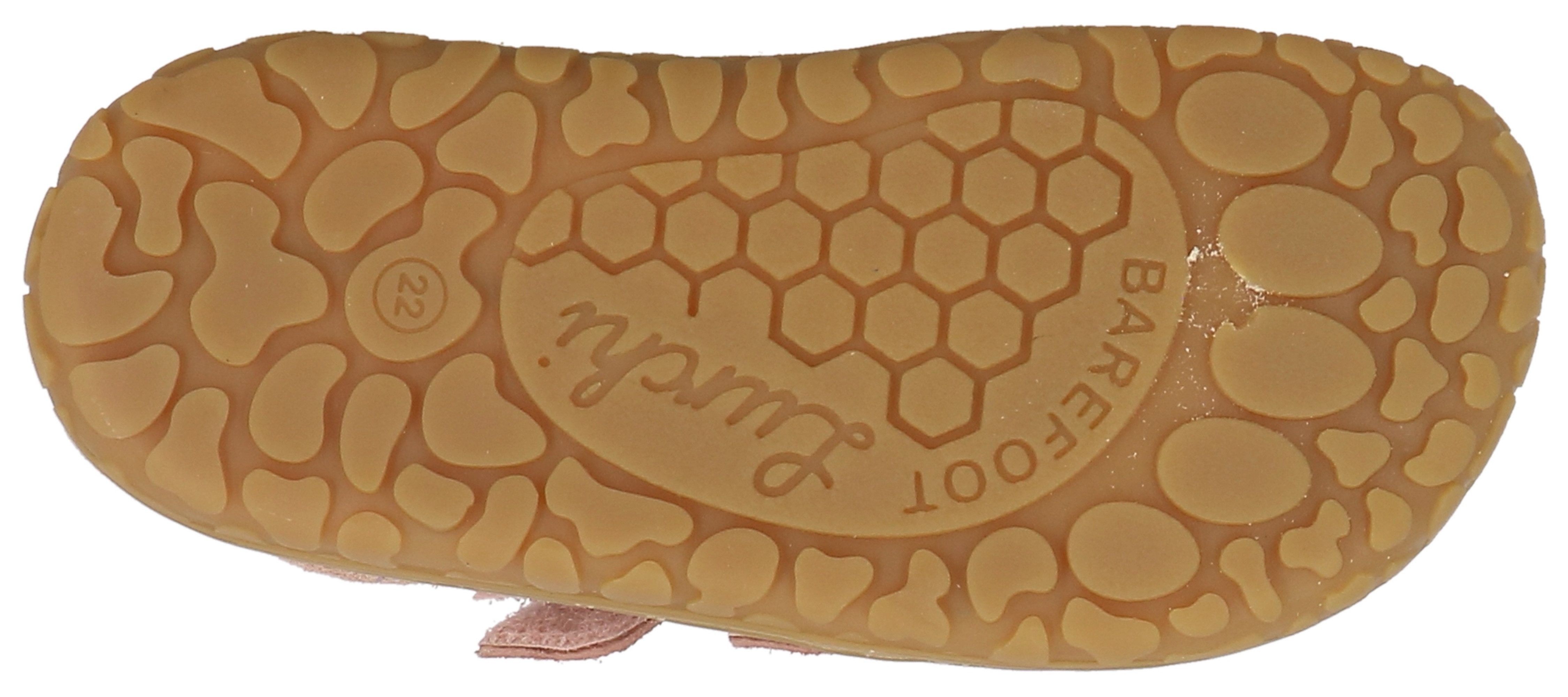Lurchi Barefootschoenen NOAH BAREFOOT , klittenbandschoen, gekleurde glitterprint, maat sjabloon te downloaden