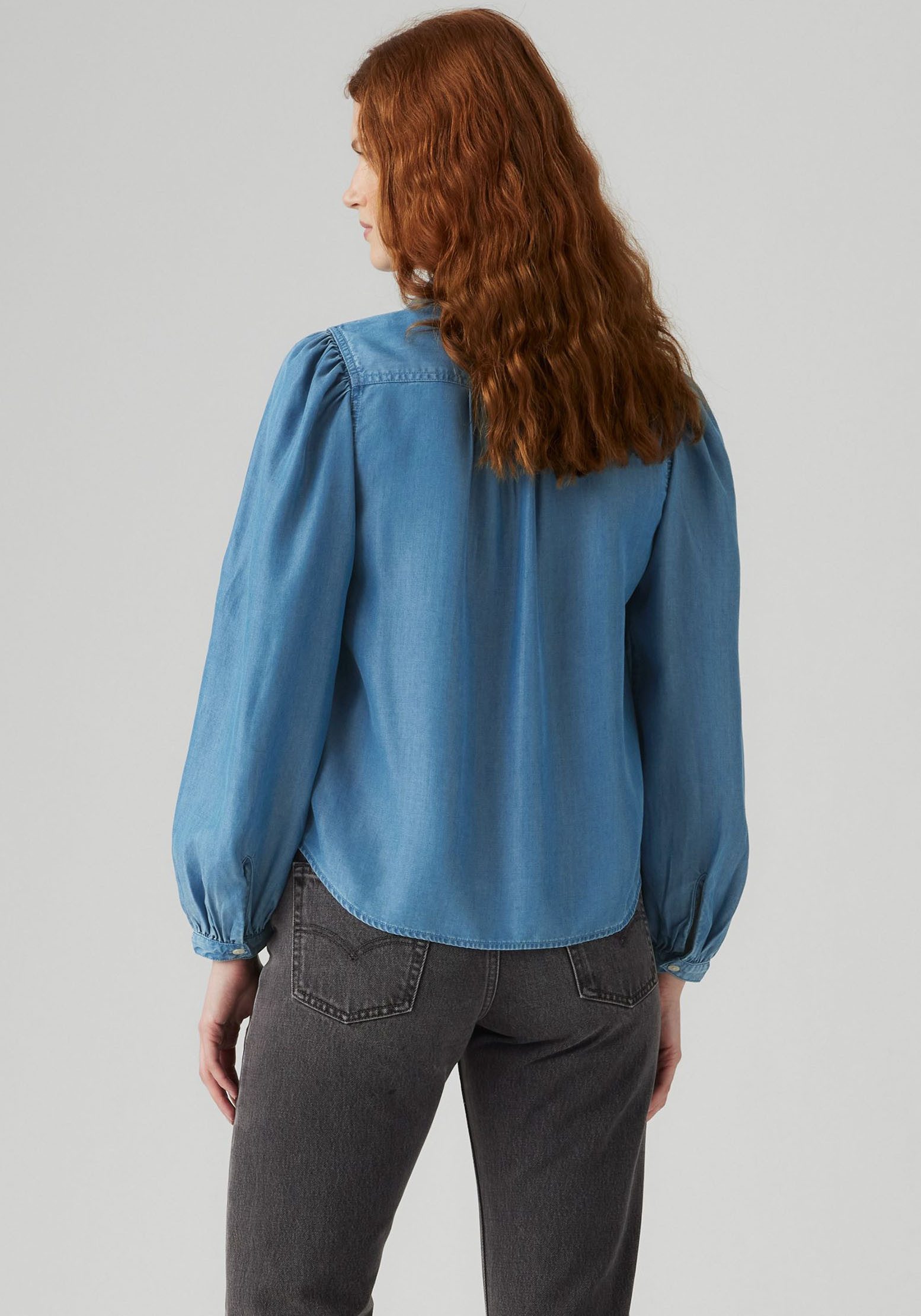 Levi's® Blouse met lange mouwen Met pofmouwen