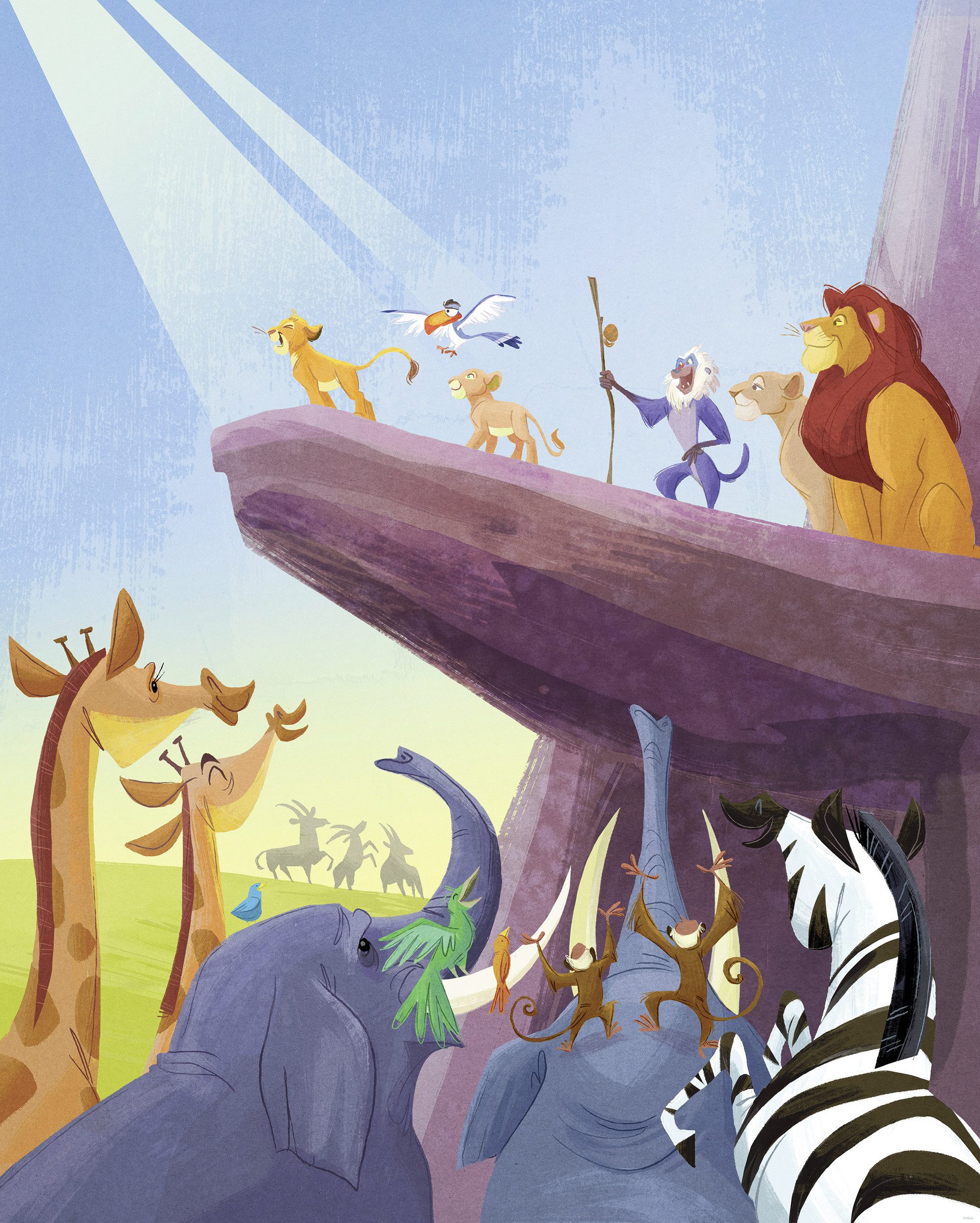 Komar Kinderbehang Disney The Lion King Classic Long Live the King (1 stuk)