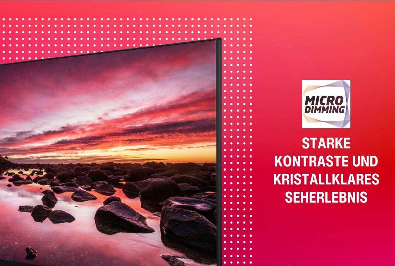 Telefunken Led-TV D70V950M2CWH, 177 cm / 70", 4K Ultra HD, Android TV - Smart TV, Dolby Atmos,USB-Recording,Google Assistent,Android-TV