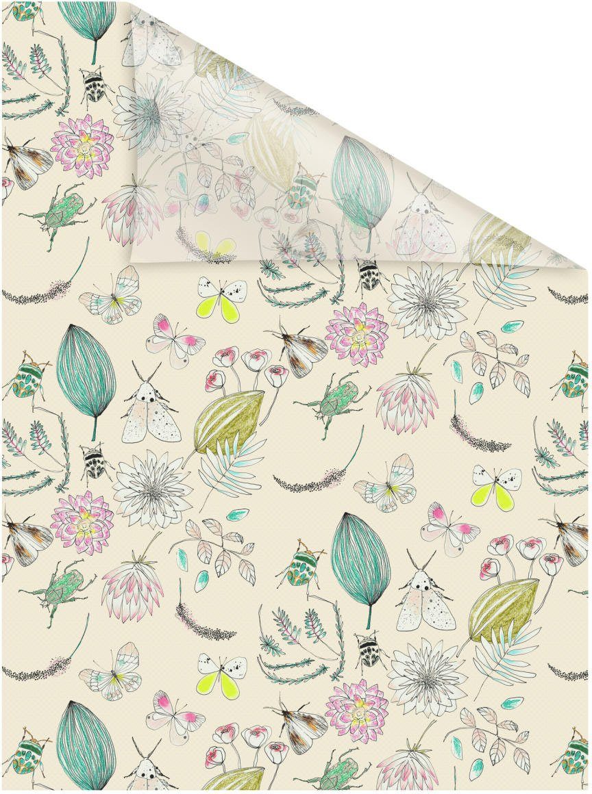 LICHTBLICK Raamfolie zelfklevend, bescherming tegen inkijk, My bohemian Garden - multicolour (1 stuk)
