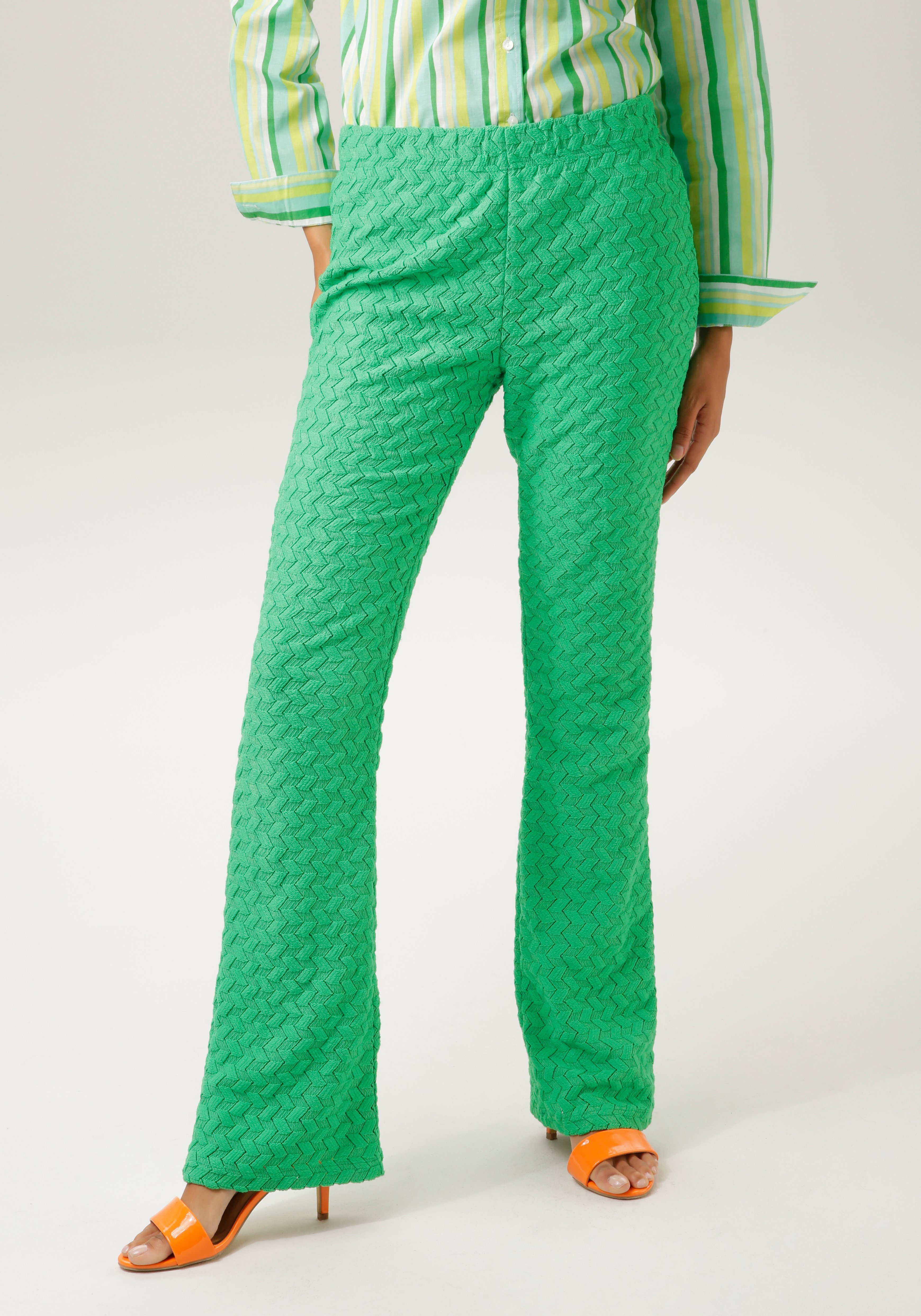 Aniston CASUAL Comfortbroek in trendy bootcut-vorm