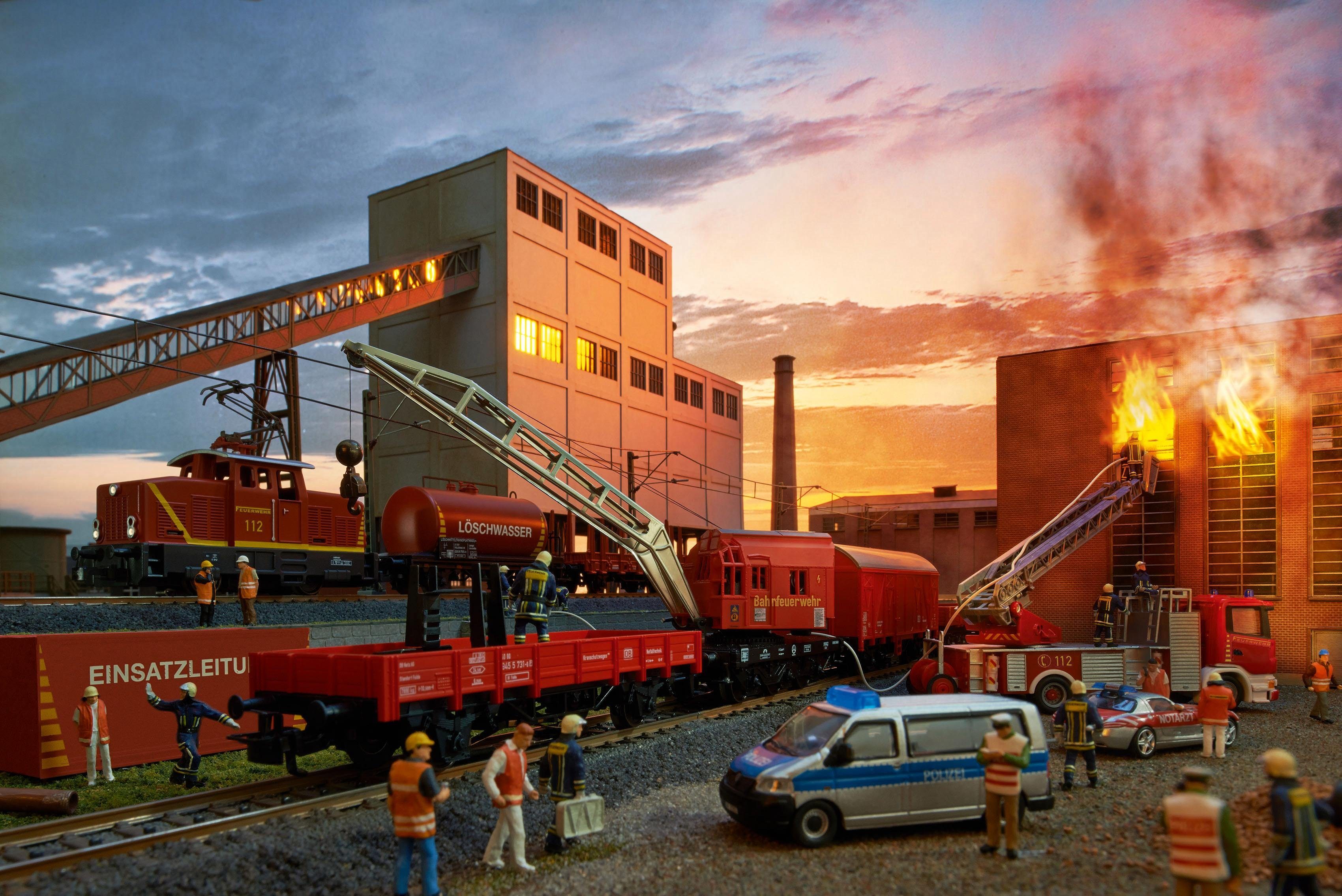 Märklin Modelspoorbaan startpakket Märklin start up - brandweer bergkraanset - 44752