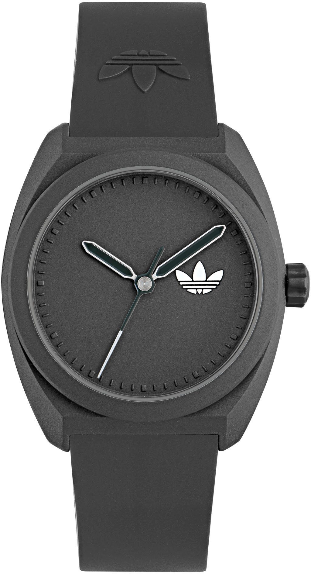 adidas Originals Kwartshorloge PROJECT THREE Horloge, herenhorloge, dameshorloge, unisex, kunststof band dames quartz horloges zwart