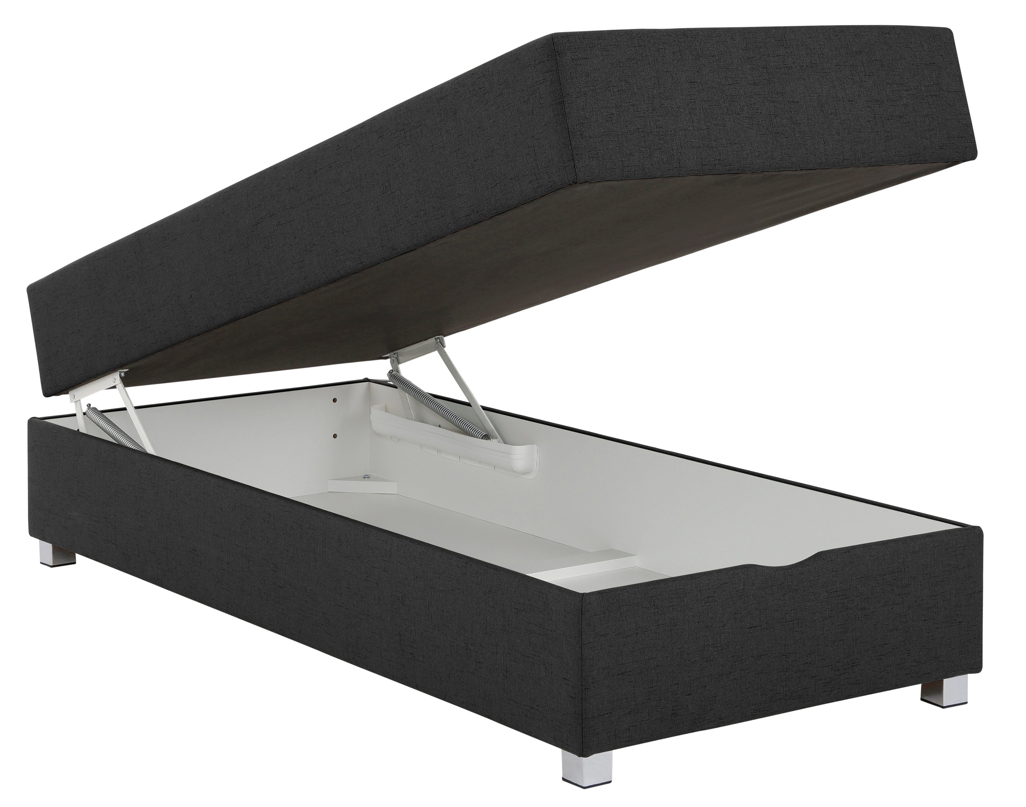 INOSIGN Boxspring Alexis zonder hoofdbord - ideaal voor ruimtes met schuine plafonds, in 4 breedten
