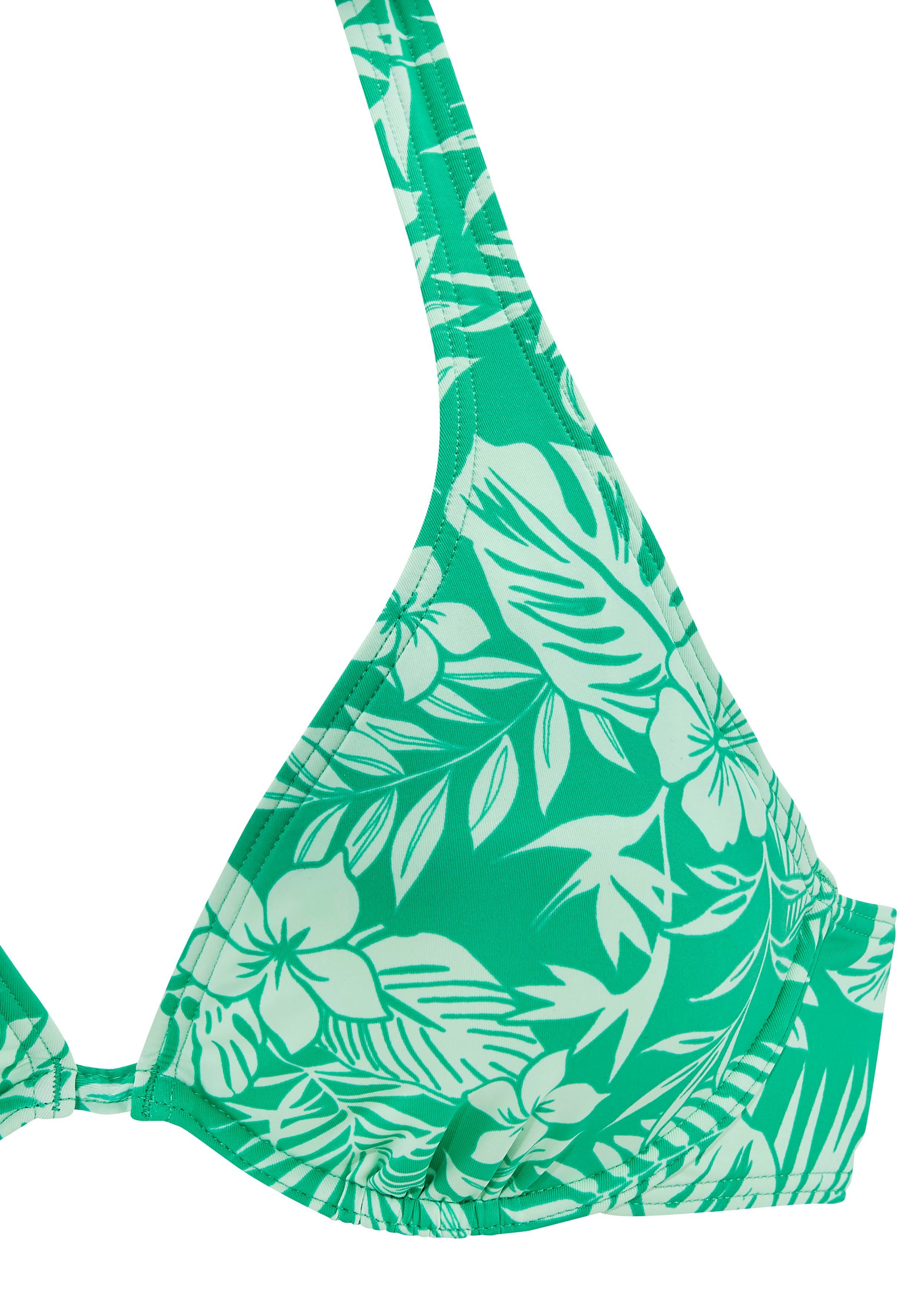 Venice Beach Bikinitop met beugels Moloka met tropische print