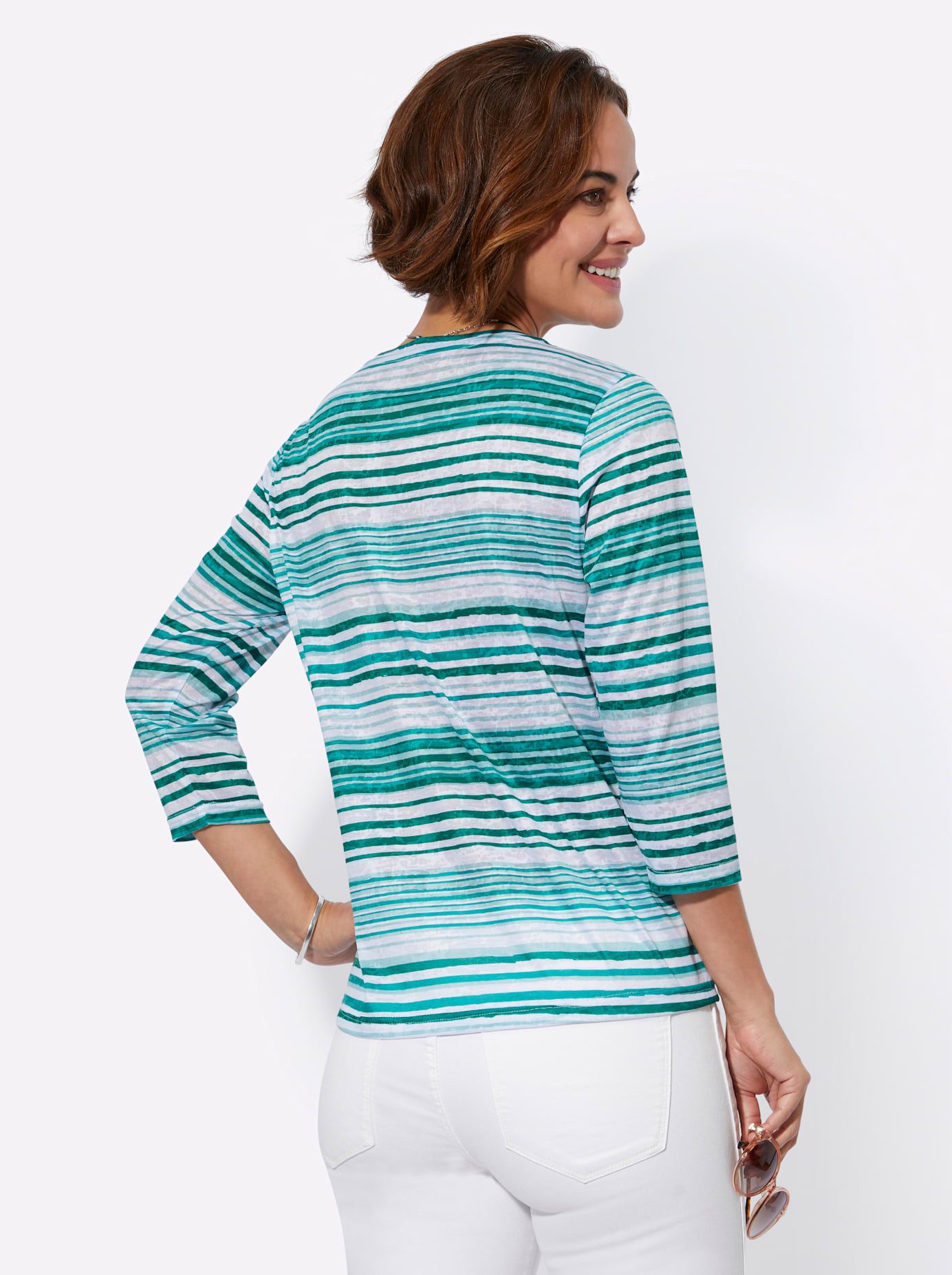 Classic Basics Shirt met 3/4 mouwen Shirt (1-delig)