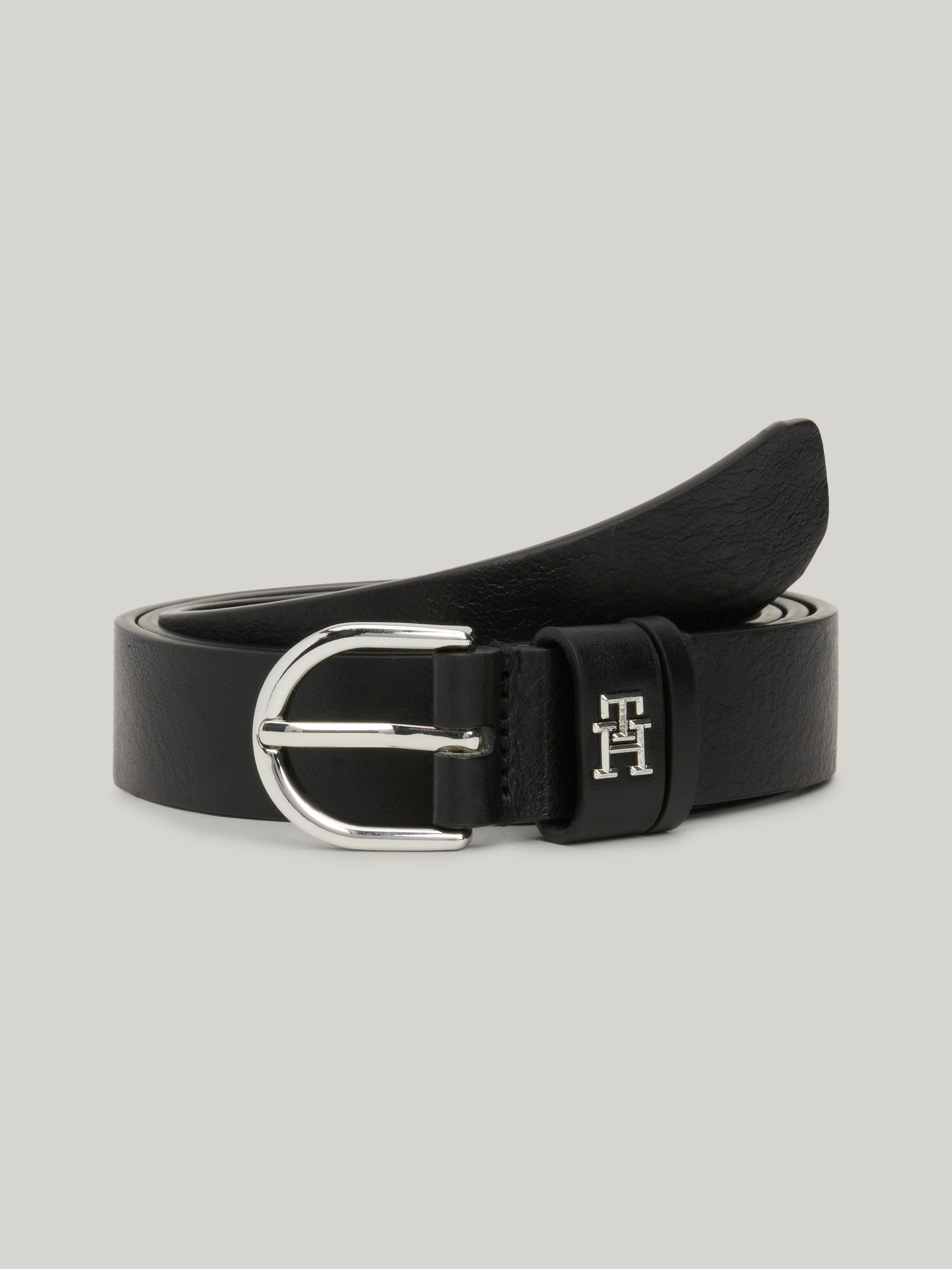 Tommy Hilfiger Leren riem Essential Effortless 2.5 cm met elegant afgeronde sluiting