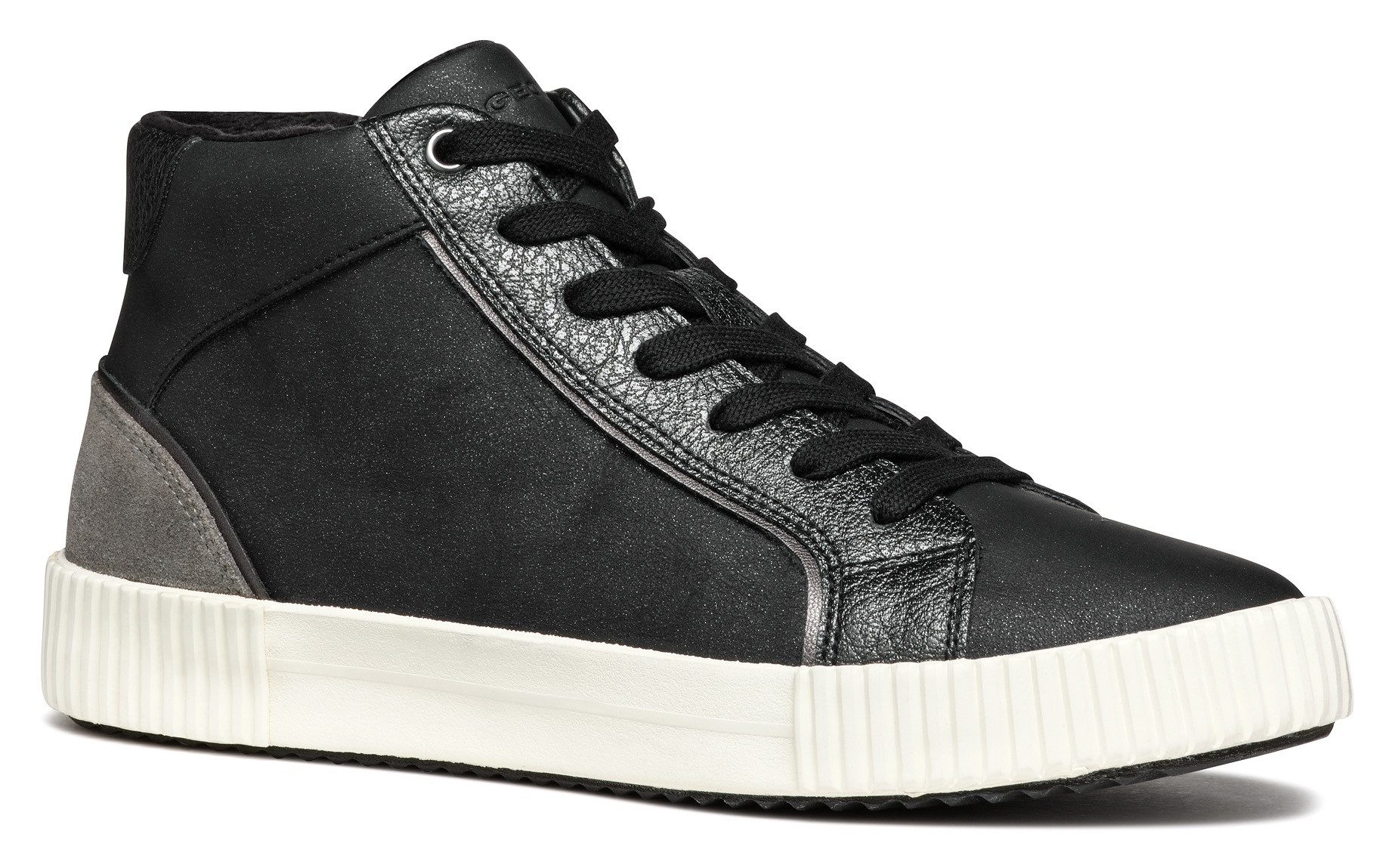 Geox Sneakers D BLOMIEE G high top sneaker veterschoenen winterlaarzen met verwarmende voering