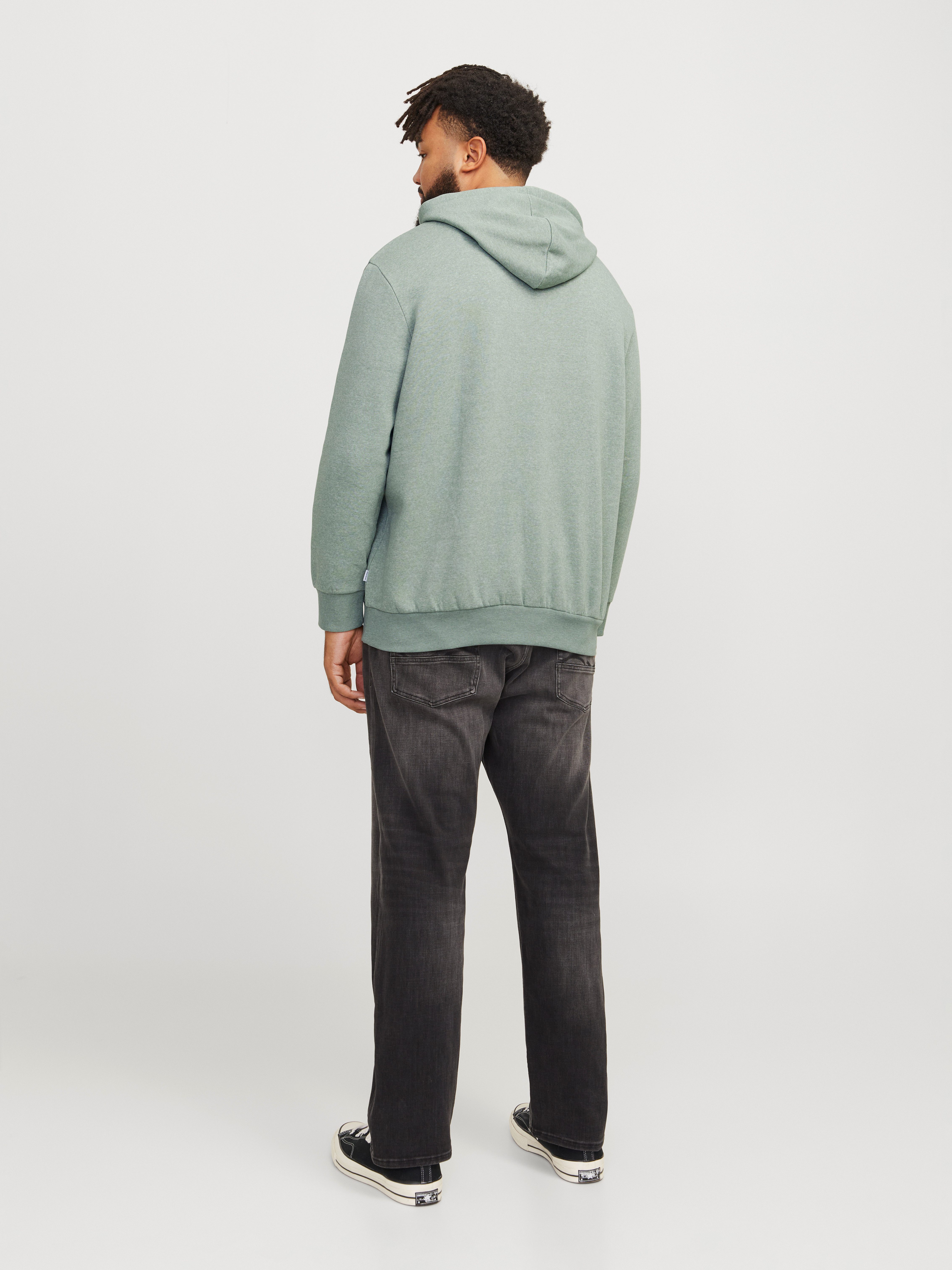 Jack & Jones PlusSize Hoodie JJELOGO SWEAT HOOD 2 COL 24 25 NOOS PLS