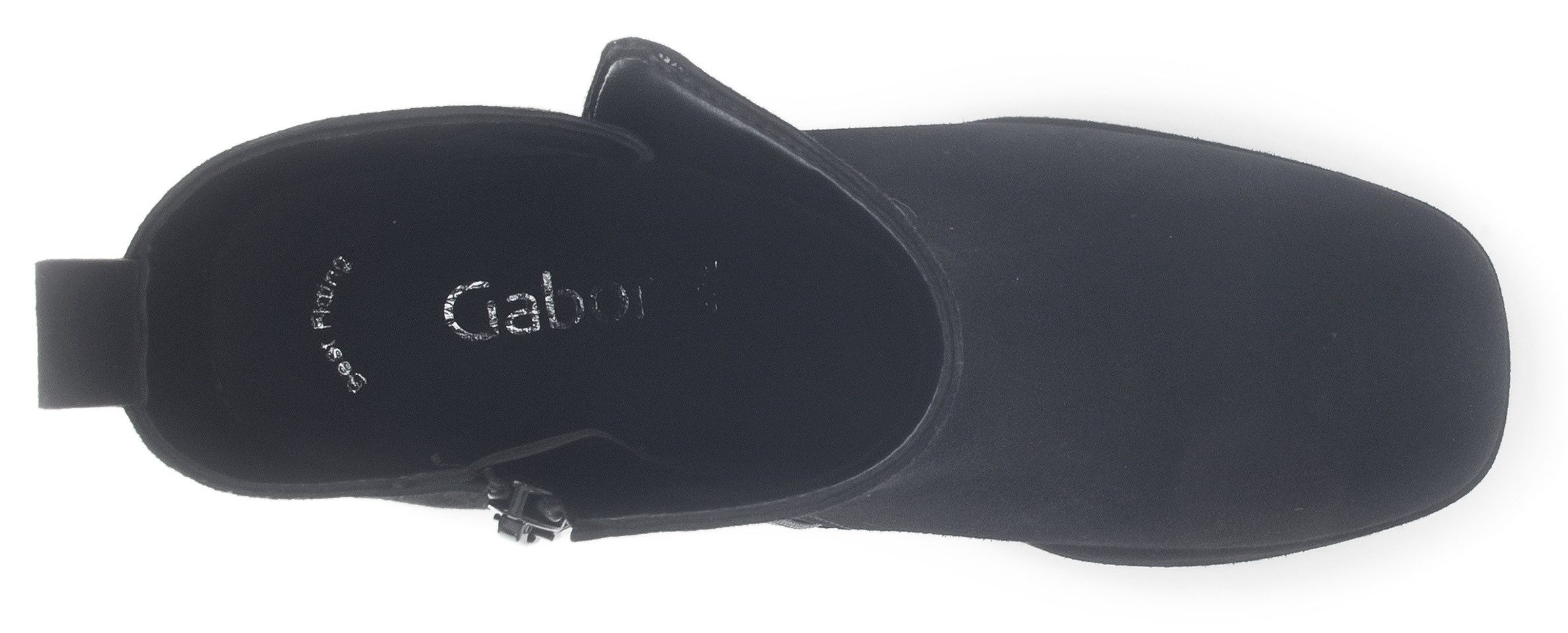 Gabor Laarsjes blokhak, ankleboots met praktische binnenrits