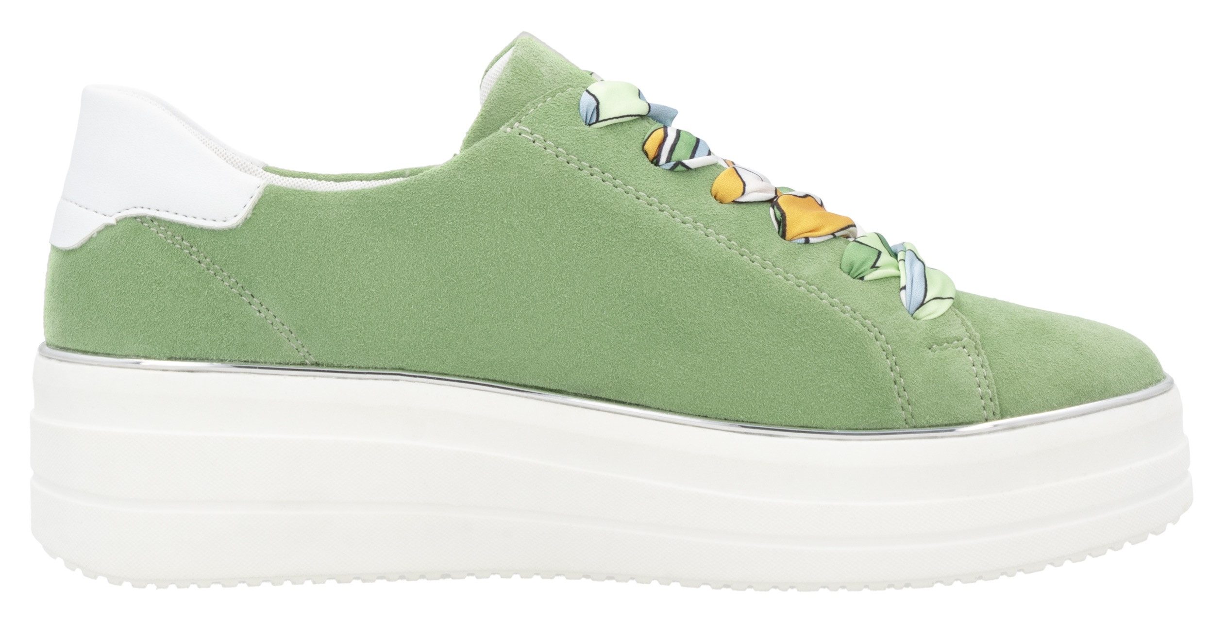 Remonte Plateausneakers , vrijetijdsschoen, lage schoen, veterschoen met zijrits